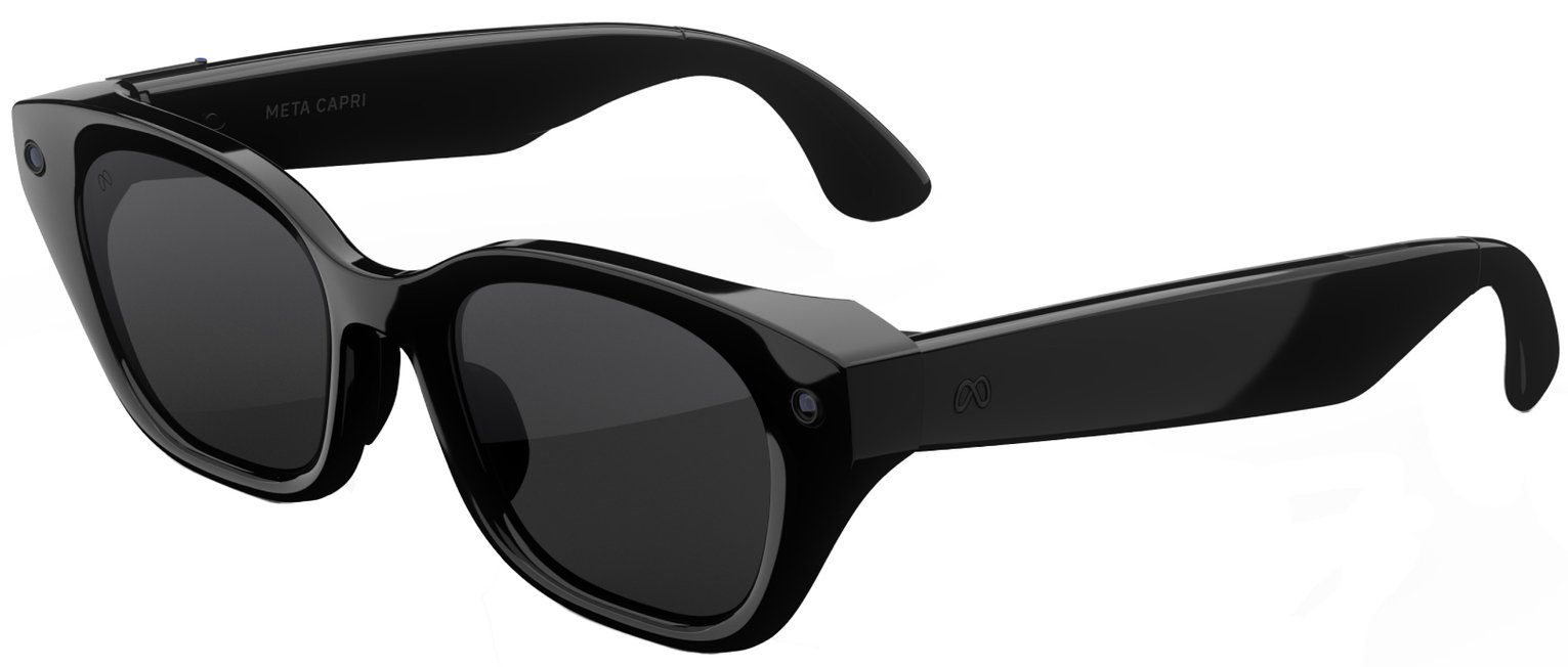 Meta Glasses Capri - Black, Grey Transitions