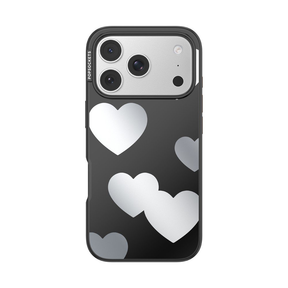 PopSockets PopCase iPhone 18 Pro Phone Case - Hearts Reflection