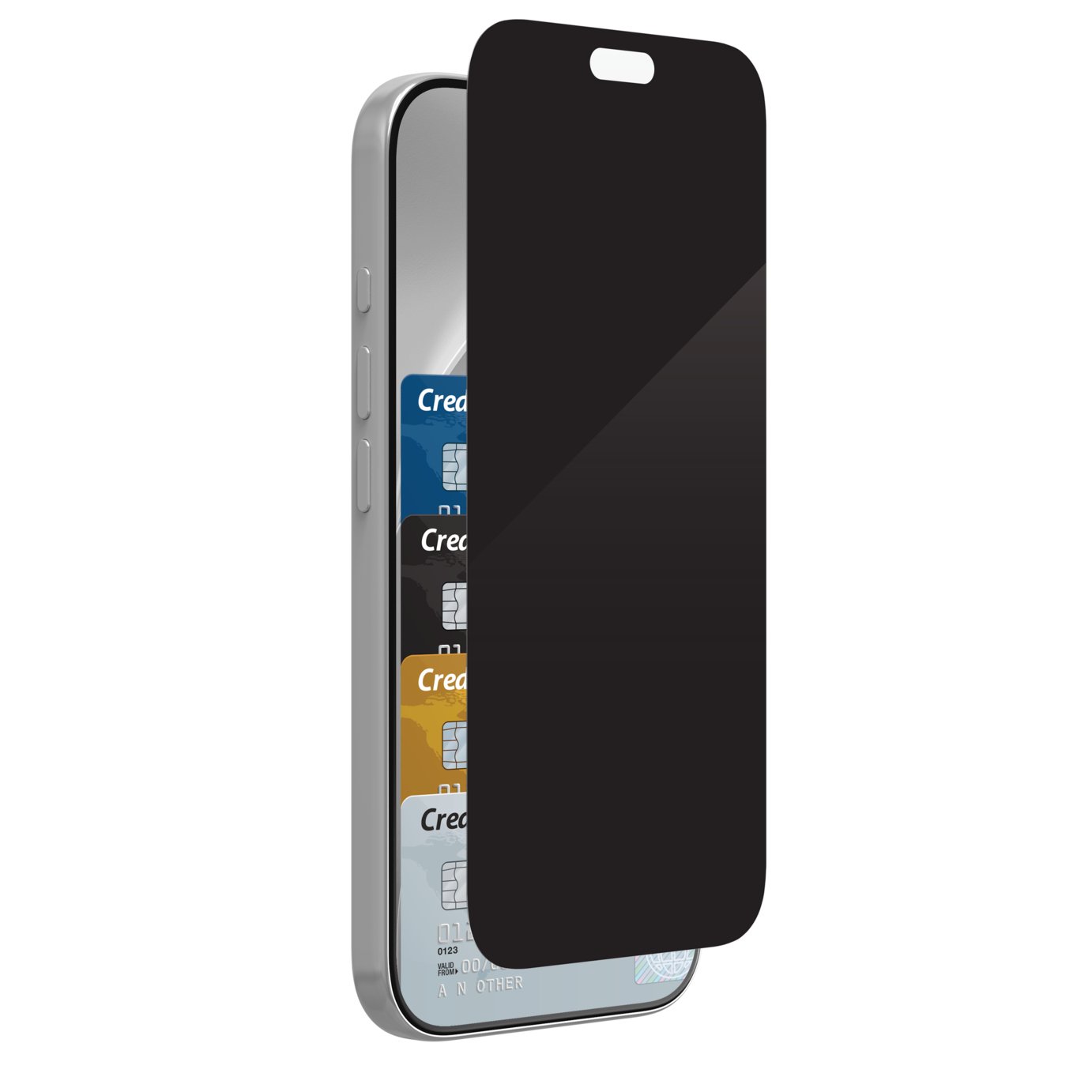 ZAGG Privacy iPhone 18 Pro/17 Pro Glass Screen Protector - Black