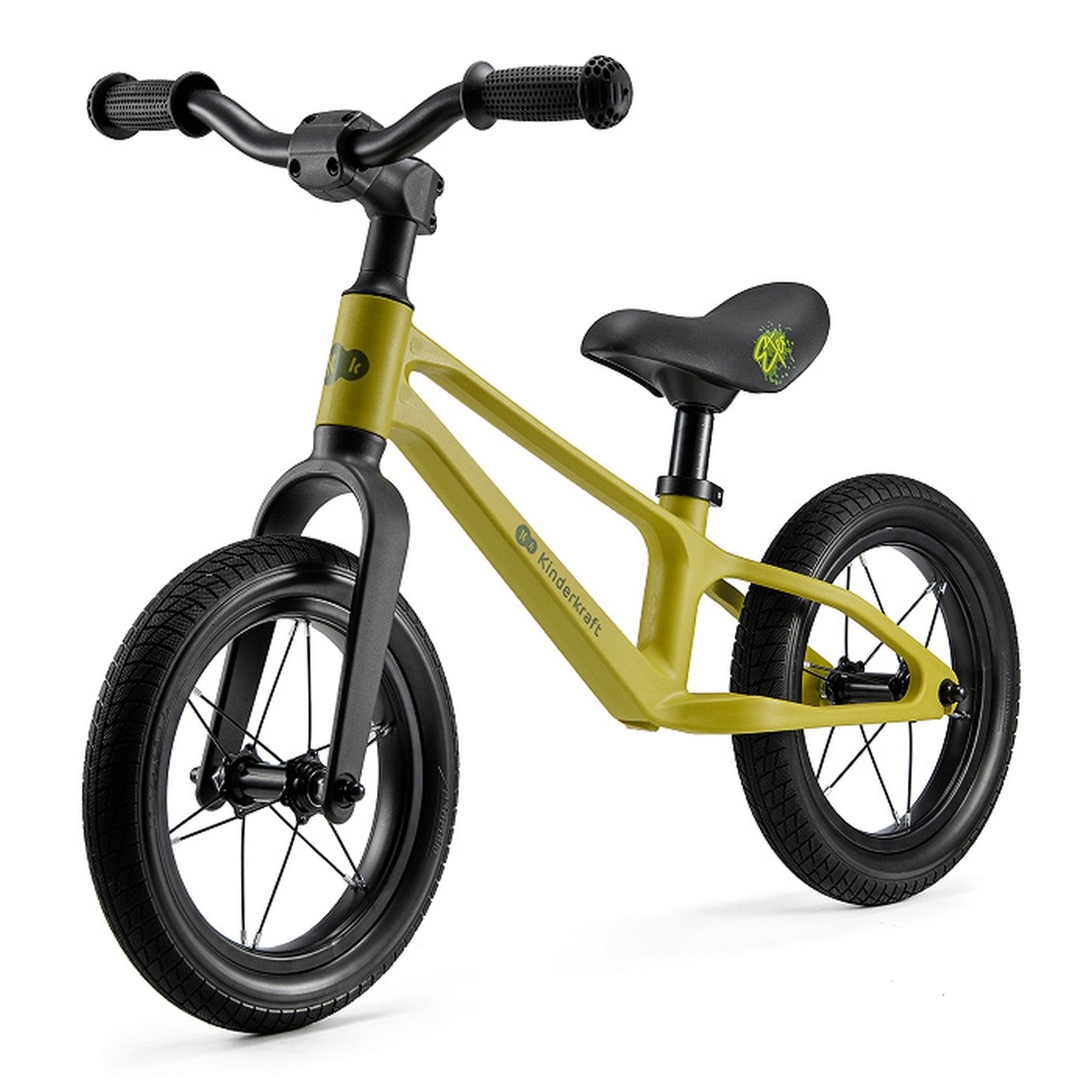 Kinderkraft Eter 12 Inch Kids Balance Bike - Yellow