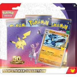 Pokémon 30th Celebration Tech Sticker Booster Pack Lucario Trading Card