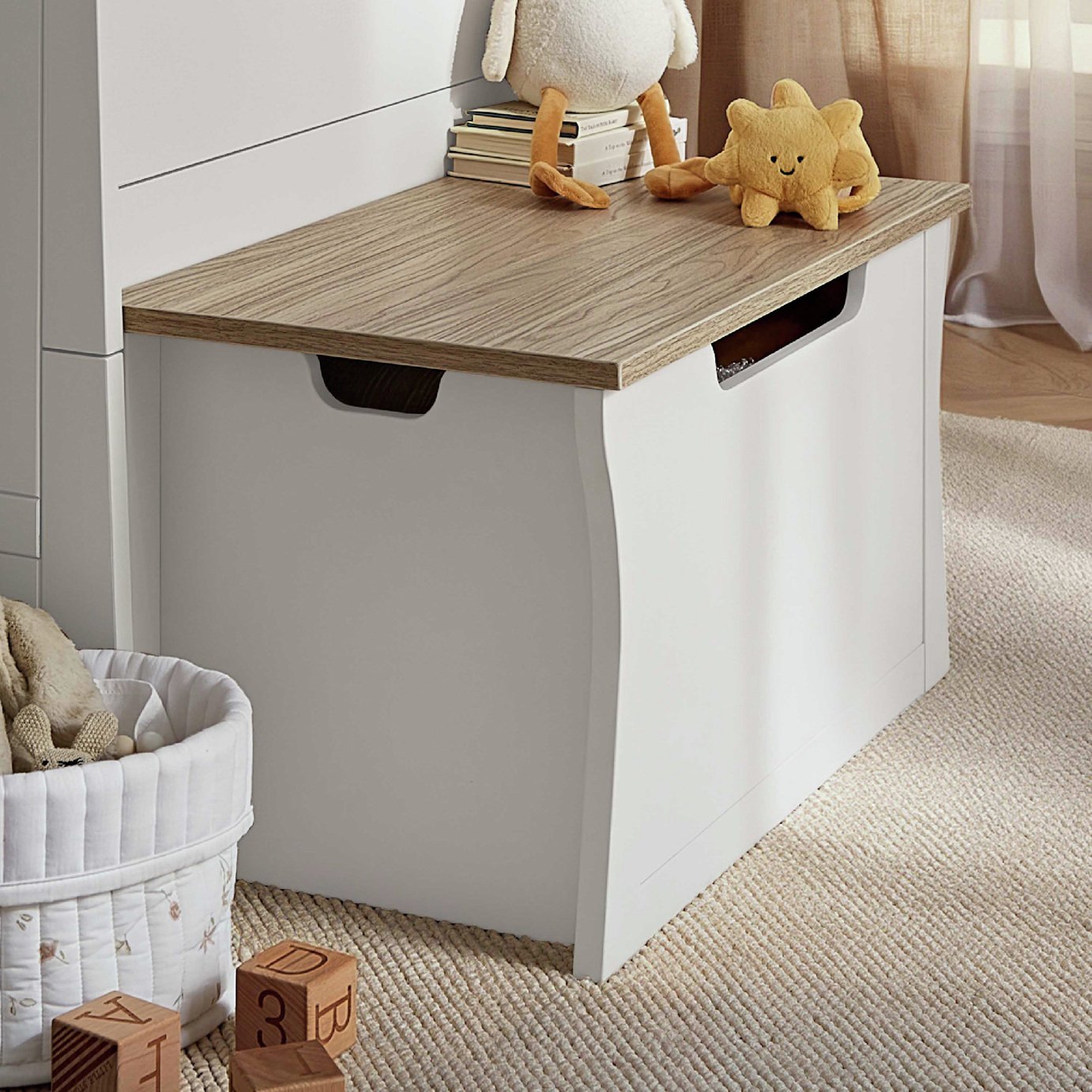 CuddleCo Kids Clara Storage Box - White