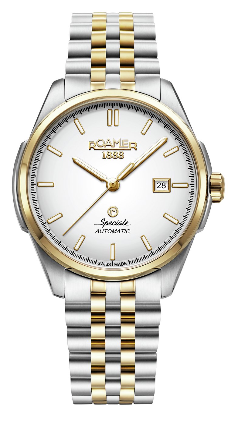 Roamer Men's Two Tone Stainless Steel Bracelet Watch