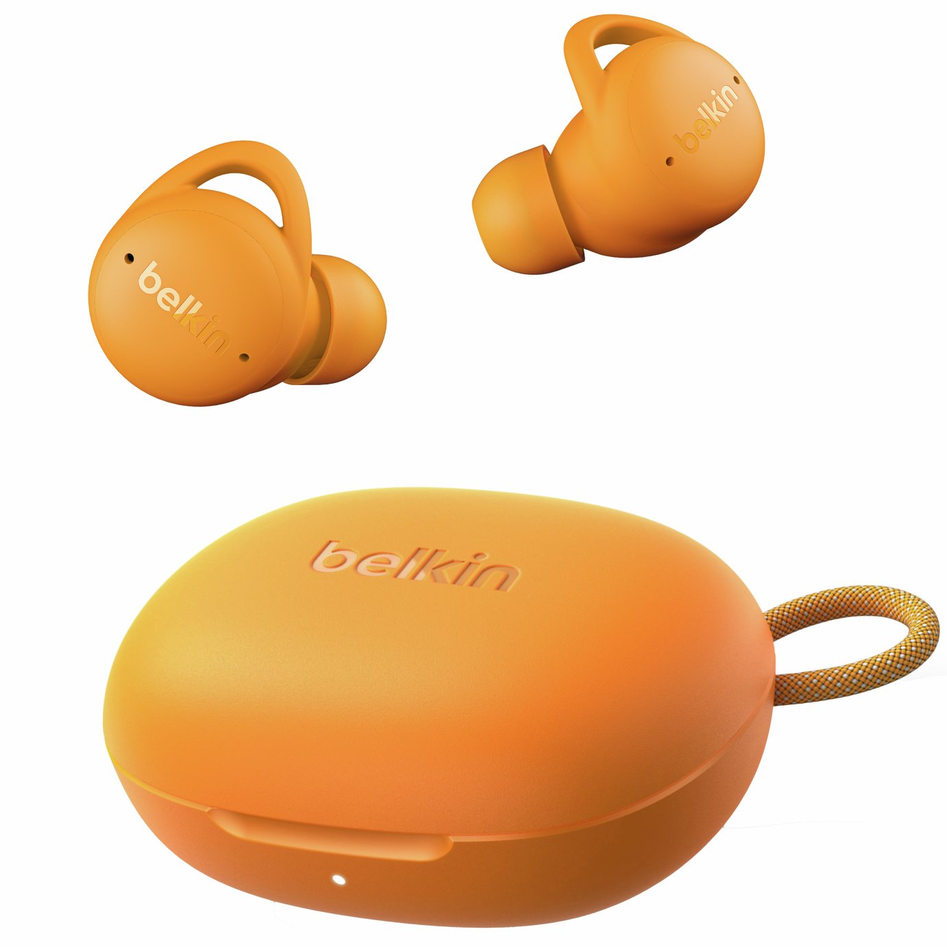Belkin SoundForm Isolate Noise-Cancelling True Wireless Earbuds - Orange