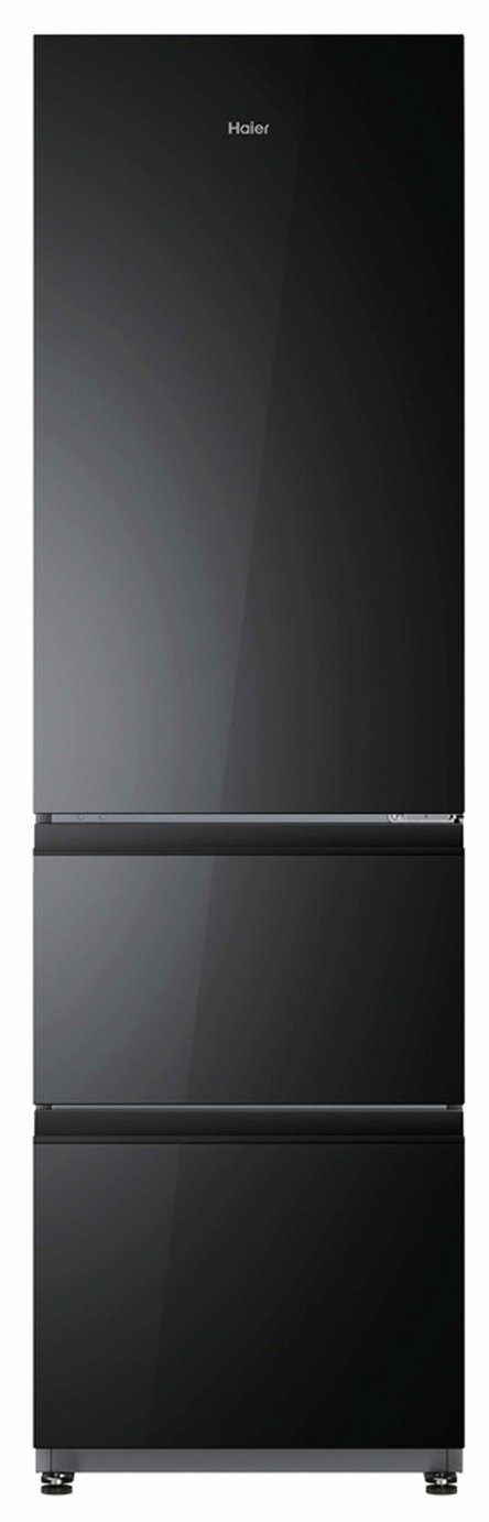 Haier HTR3518DNGBK Fridge Freezer - Black