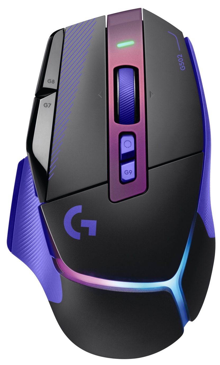 Logitech G G502 X PLUS Wireless Gaming Mouse - Dark Lilac