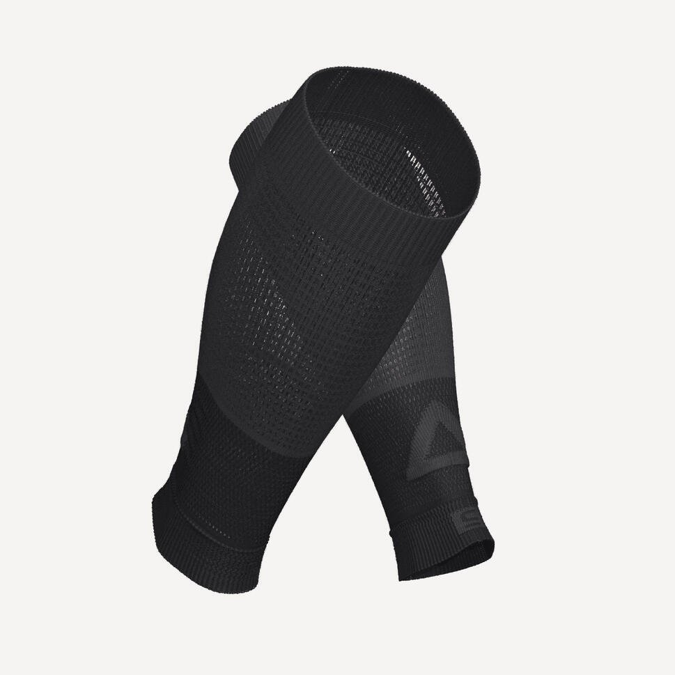 Decathlon Kiprun 500 Compression Running Sleeves - Black & Grey - Medium