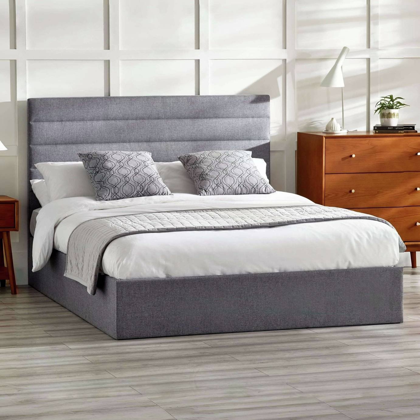 Julian Bowen Merida Fabric End Lift Ottoman Bed