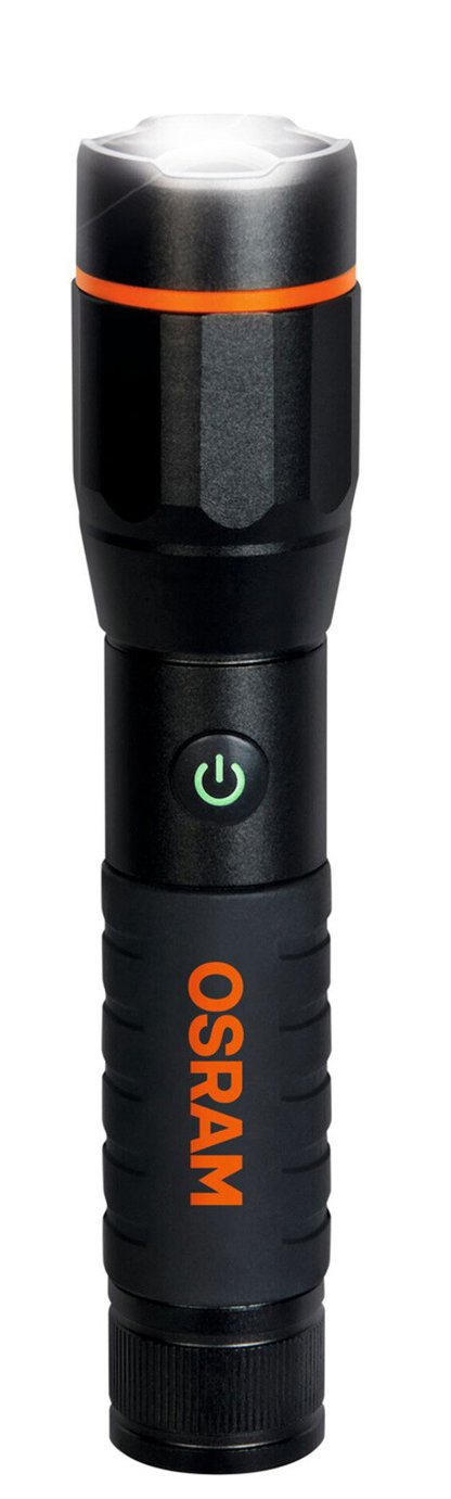 OSRAM LEDinspect PRO 6W 500 Lumen LED Rechargeable Torch - Black & Orange