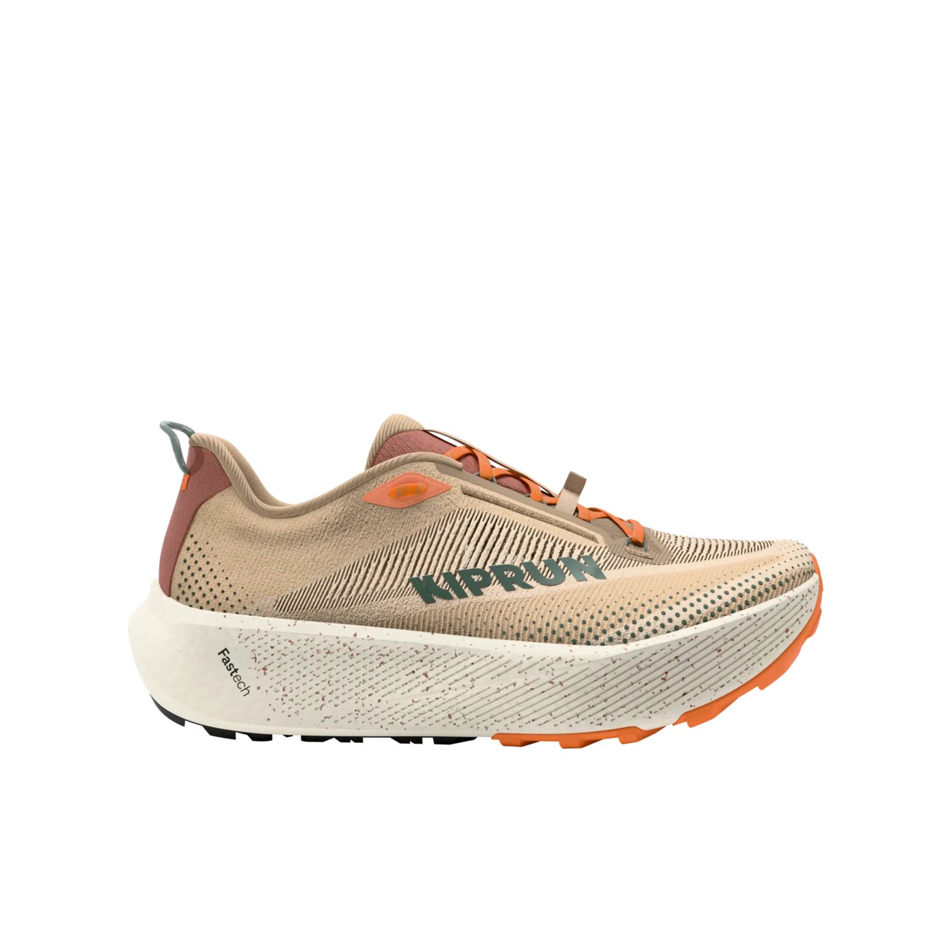 Decathlon Men's Kipride Gravel Road & Trail Running Shoes - Beige & Orange