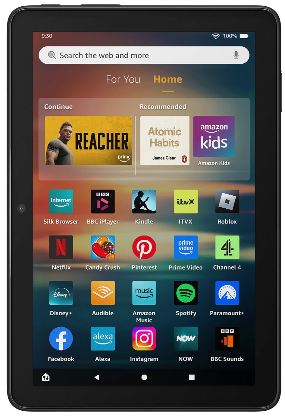 Amazon Fire HD 8 8 Inch 64GB Wi-Fi Tablet - Black
