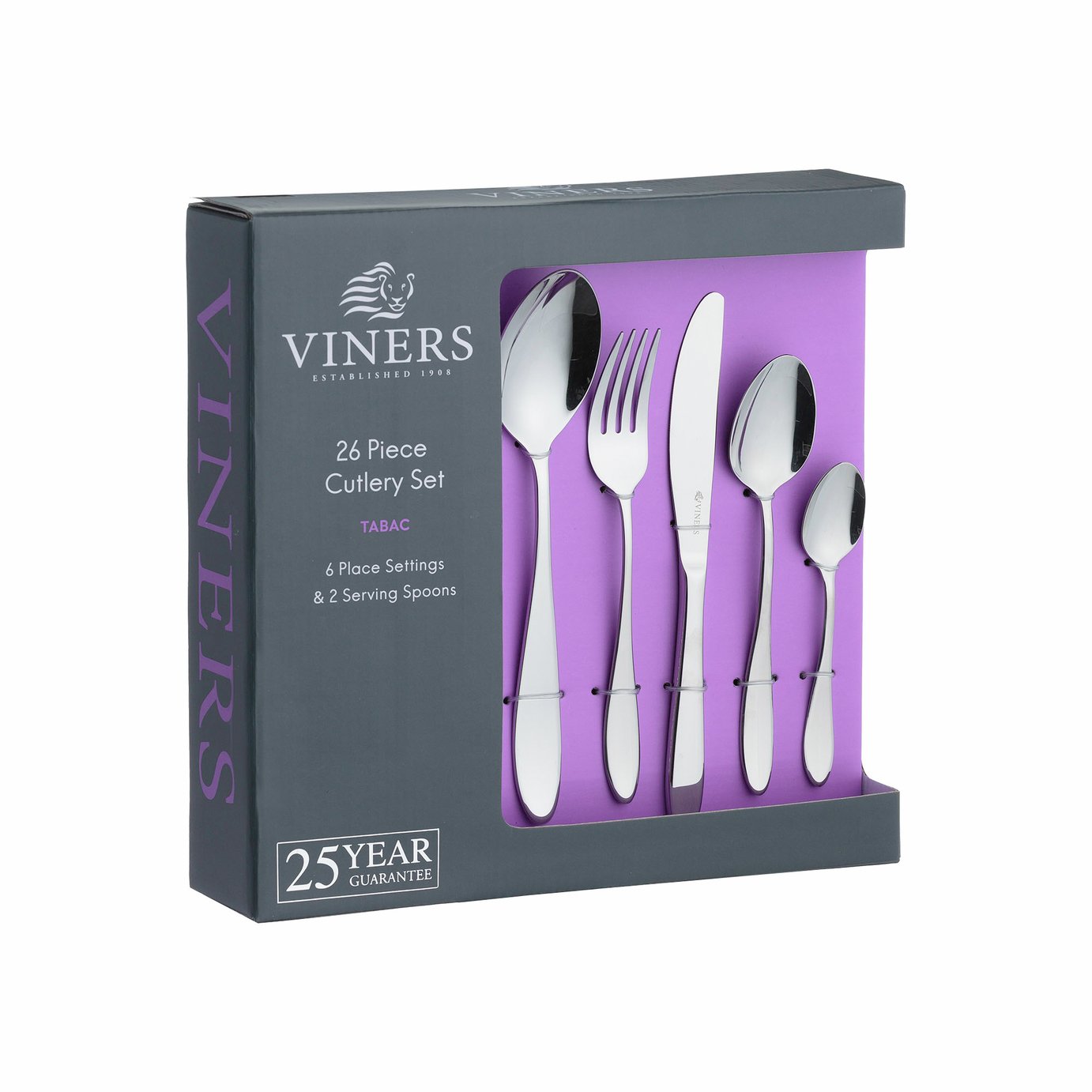 Viners Tabac 26 Piece Stainless Steel Cutlery Set