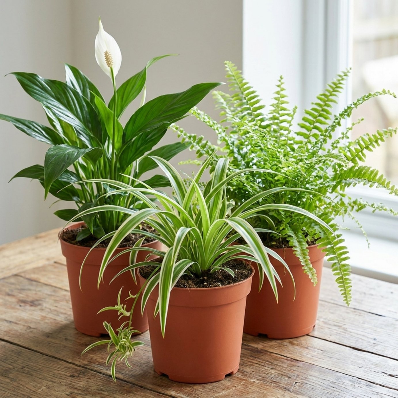 Doorstep Plants Air Purifying Multicolour House Plant - Pack of 3