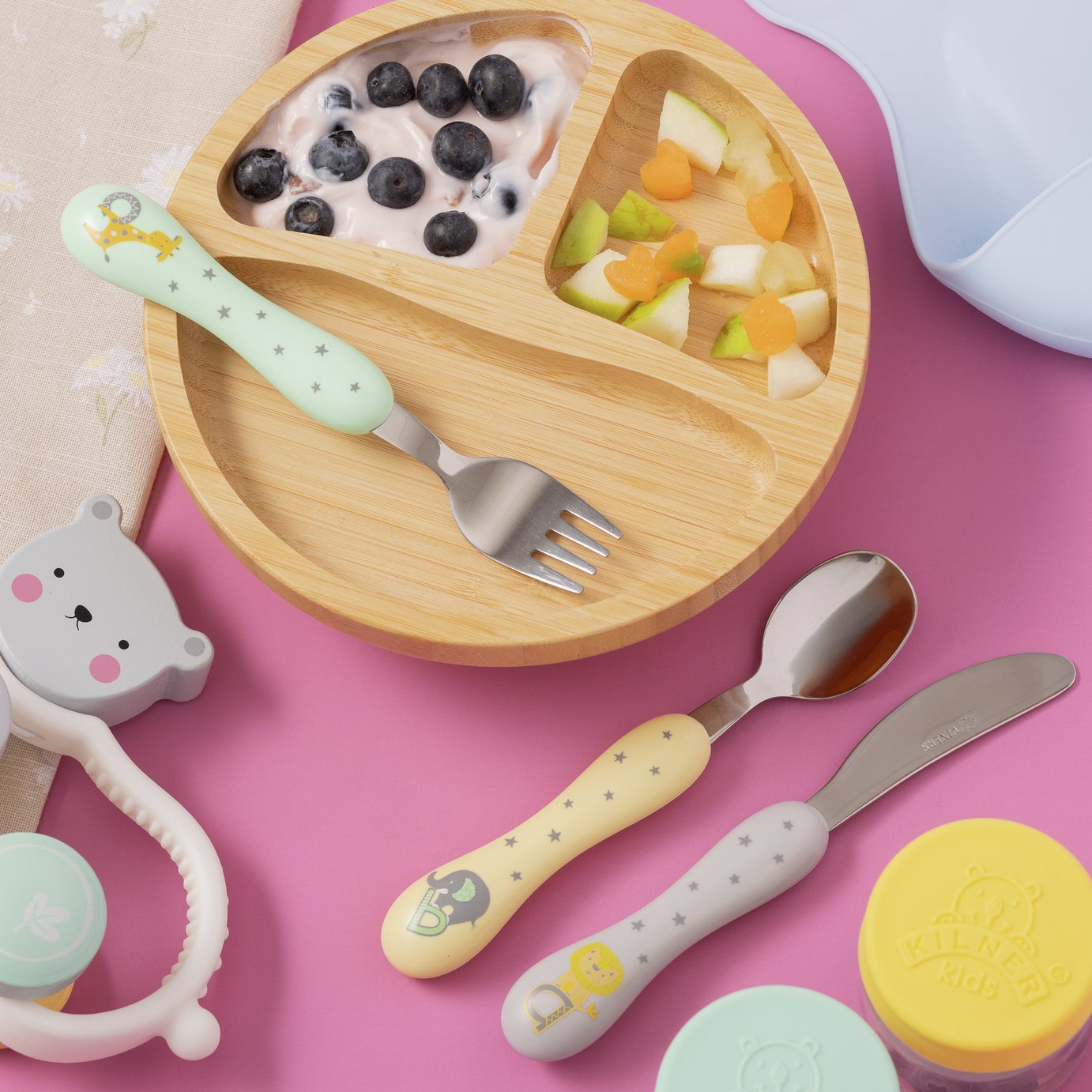 Viners 3 Piece Stainless Steel Toddler Cutlery Set