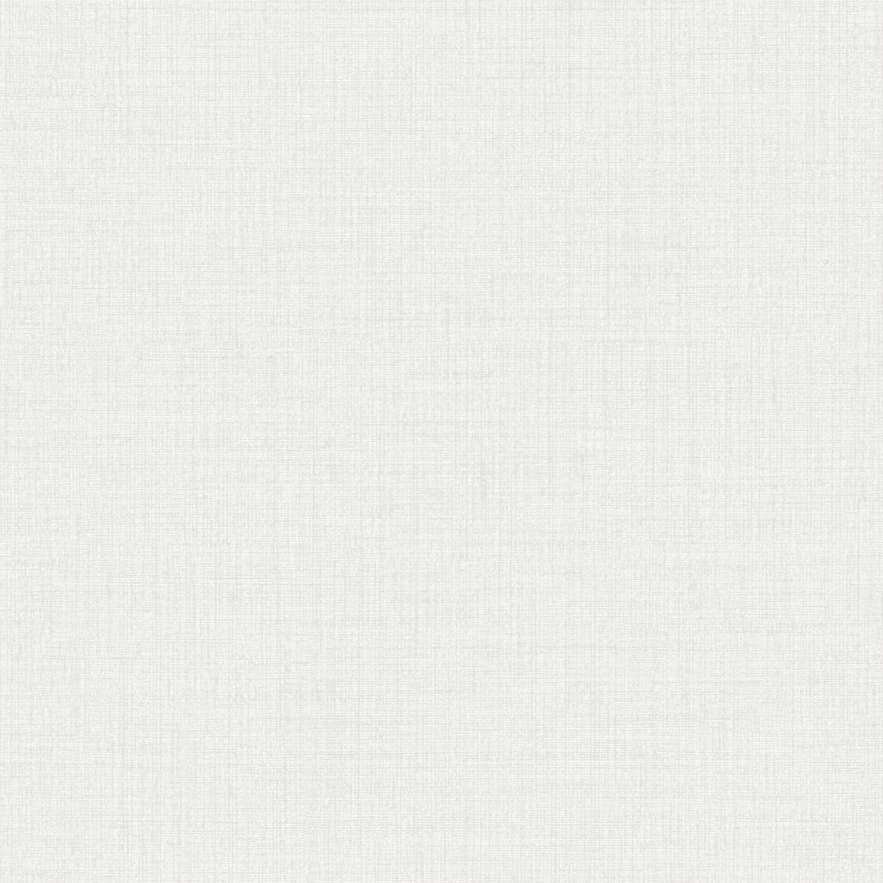 Grandeco Linen Textured Plain Wallpaper - Light Grey