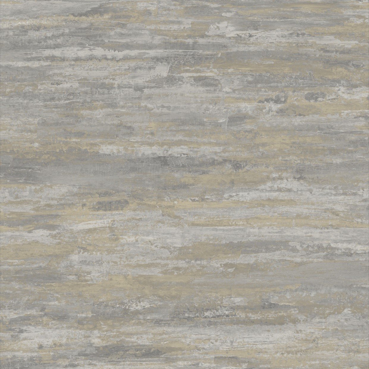 Grandeco Kaleidoscope Concrete Plaster Effect Textured Wallpaper - Grey Gold