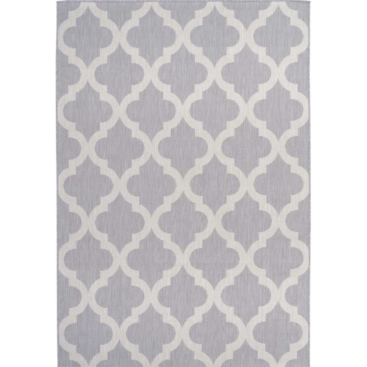 The Rugs Grey Ecology Outdoor Indoor Moroccan Patio Rug - 80 x 150cm