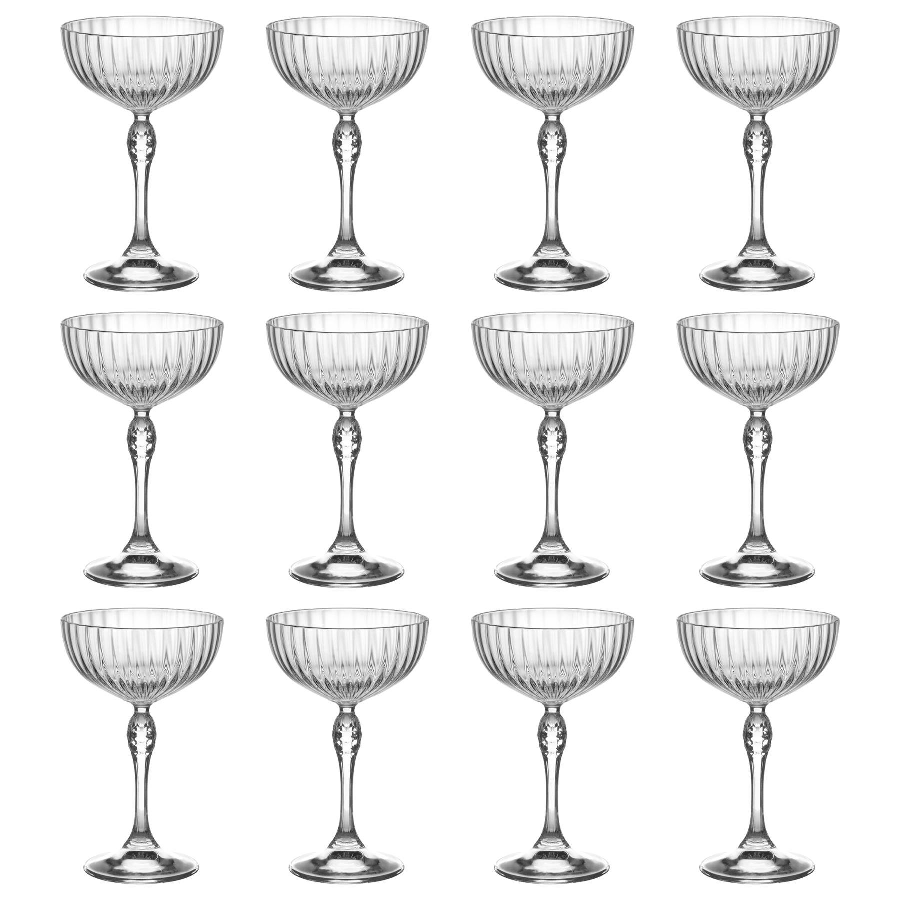 Bormioli Rocco America '20s Champagne Saucers - 230ml - Clear - Pack of 12