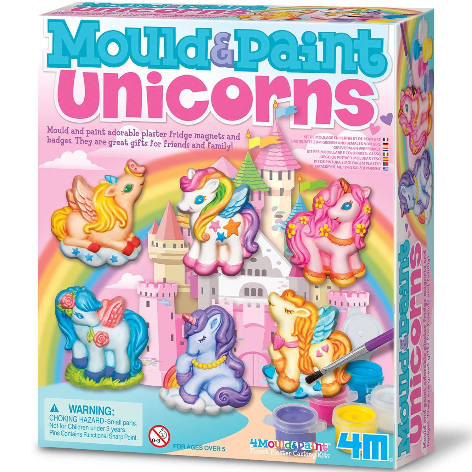 4M Mould & Paint Unicorns - 5 Years +
