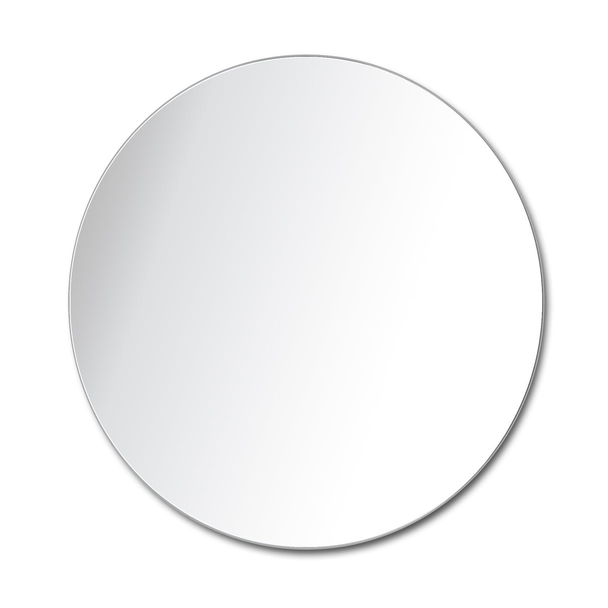HomeGardenDirect Levico Round Frameless Wall Mirror - 70x70cm