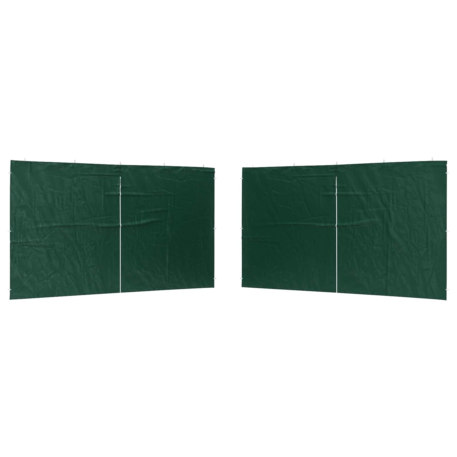 Walplus 400 x 195 cm PE Replacement Party Tent Sidewalls 2pcs - Green