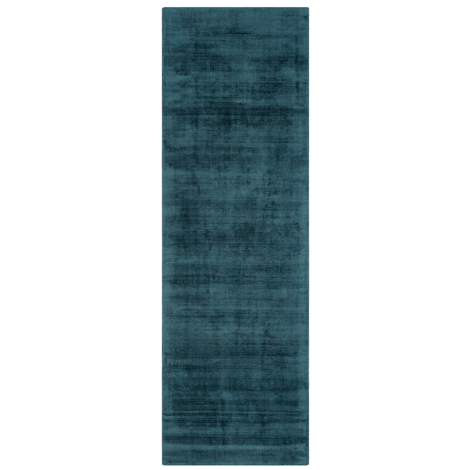 Mega Flooring Blue Handmade Plain Runner - 66 x 240cm