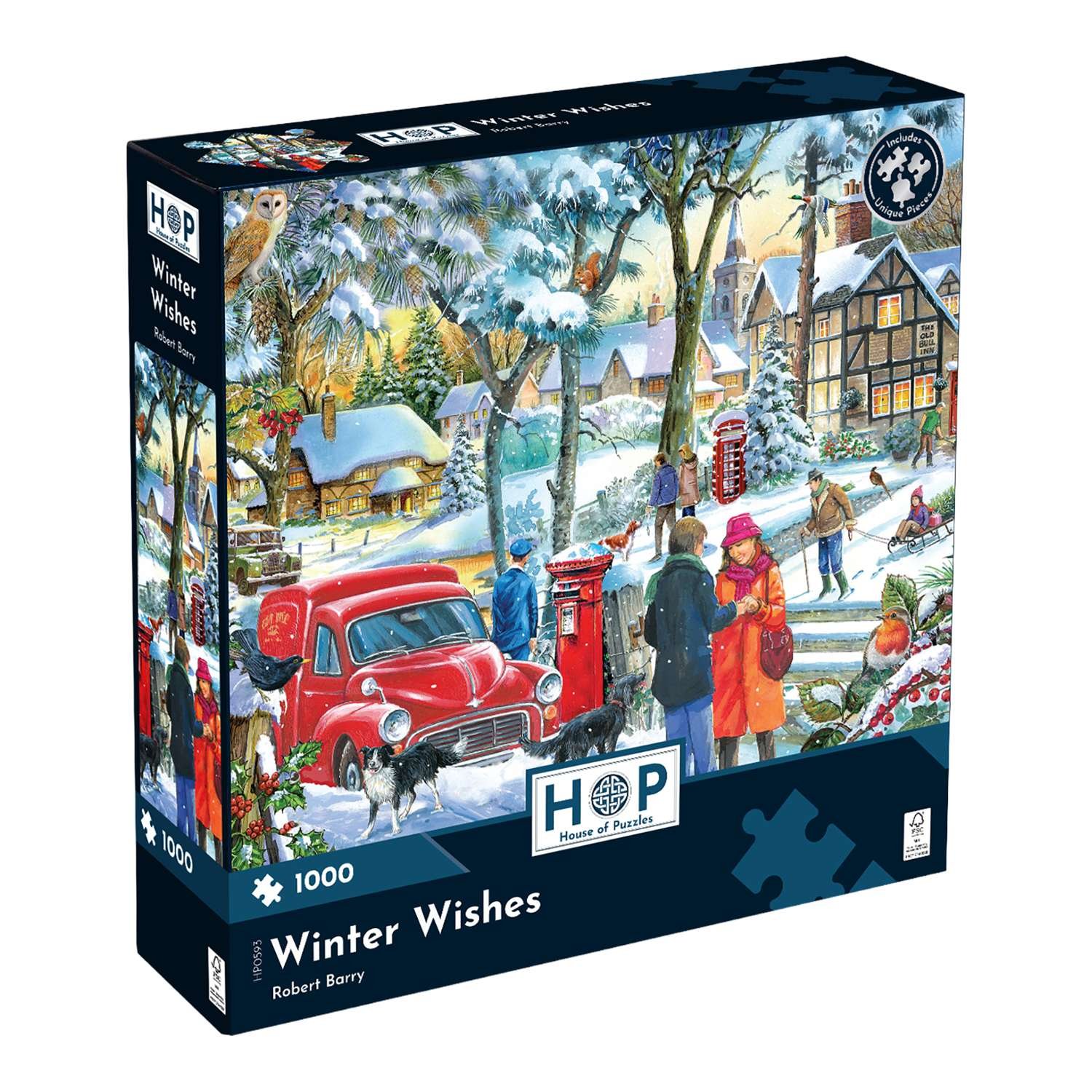 The House of Puzzles Winter Wishes 1000 Piece Jigsaw Puzzle