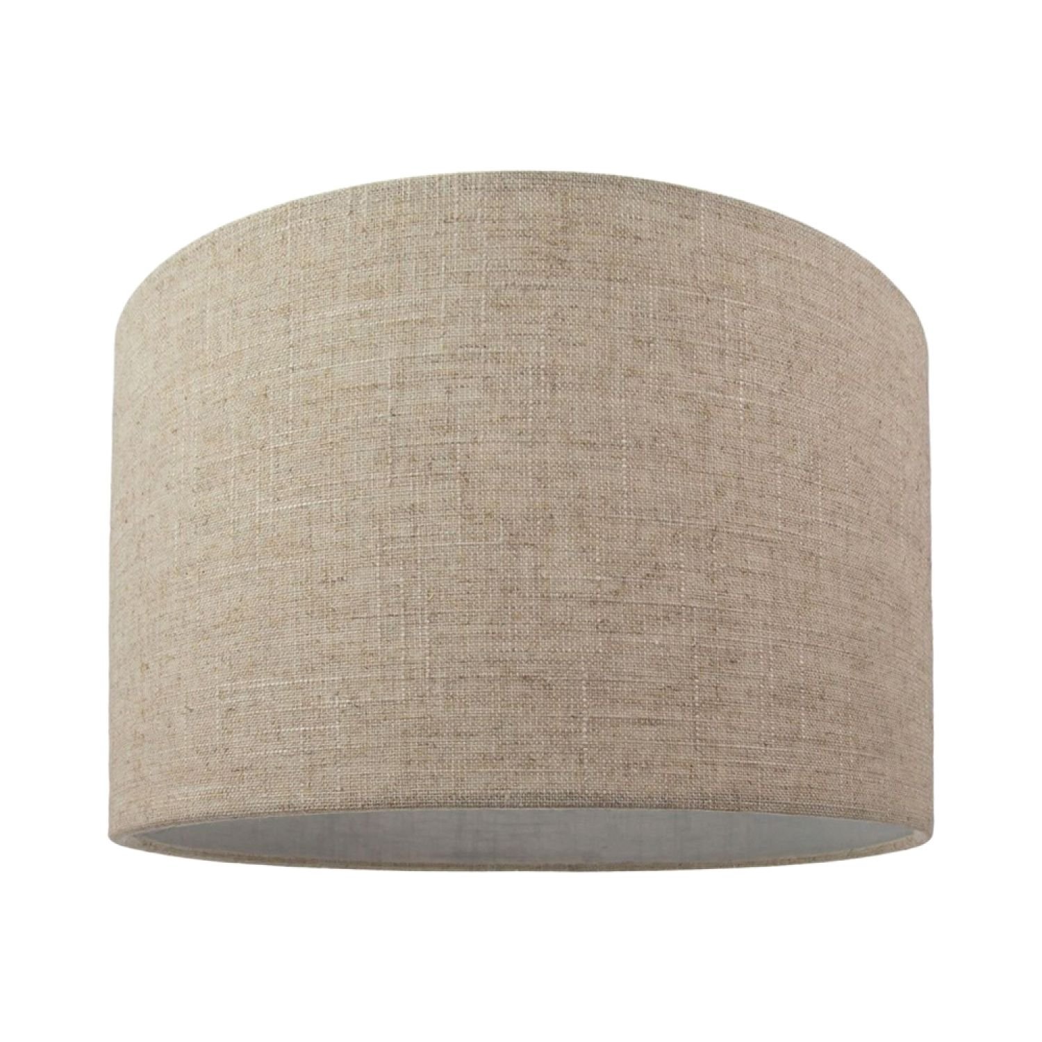 Happy Homewares Natural Linen in Oatmeal - Diameter Lampshade - 35cm