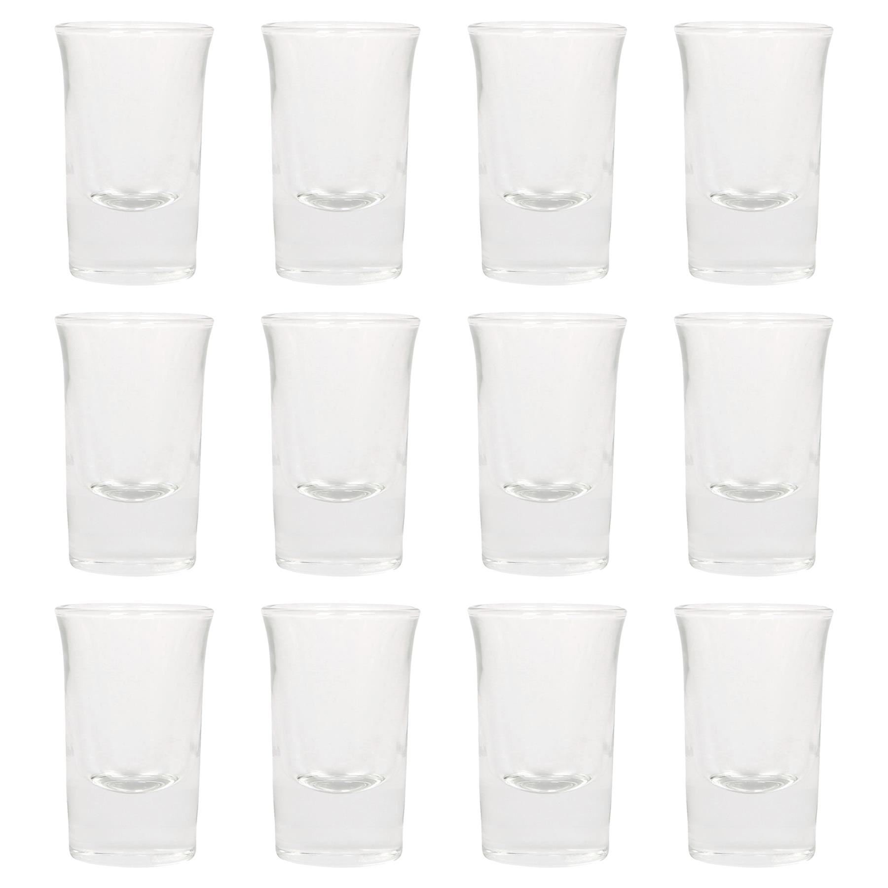 Rink Drink Tall Shot Glasses - Clear - Pack of 12