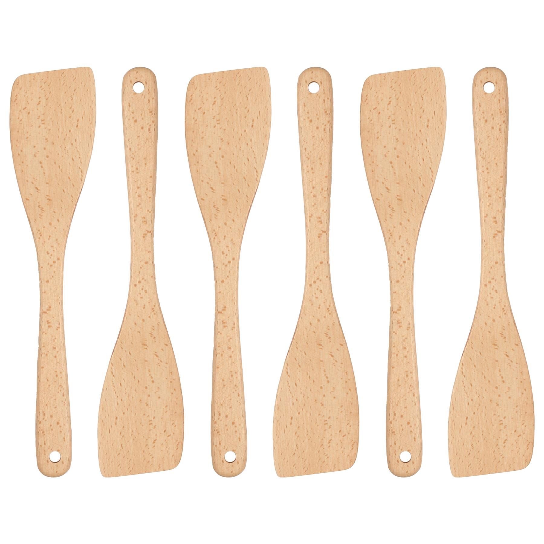 Argon Tableware Wooden Spatulas - Pack of 6