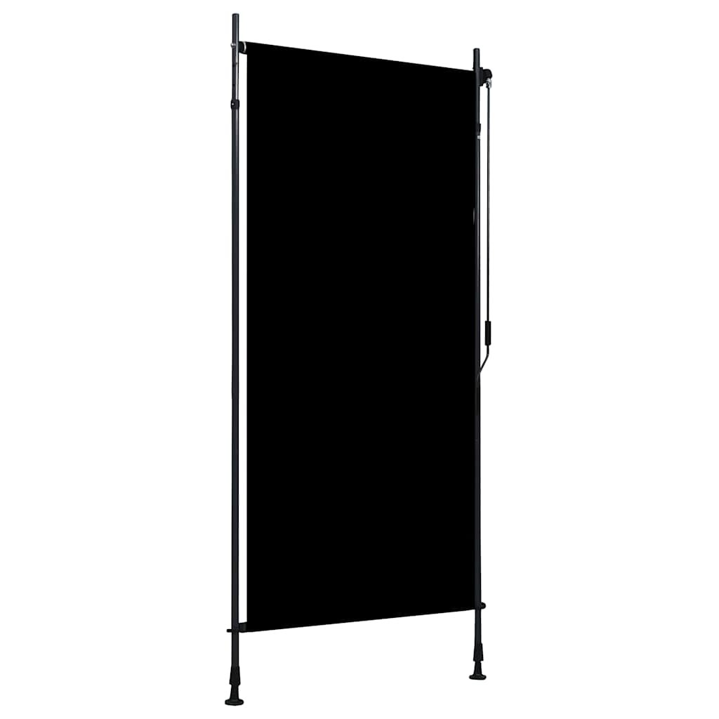 Walplus Polyester Outdoor Roller Blind - Anthracite - 120 x 270 cm