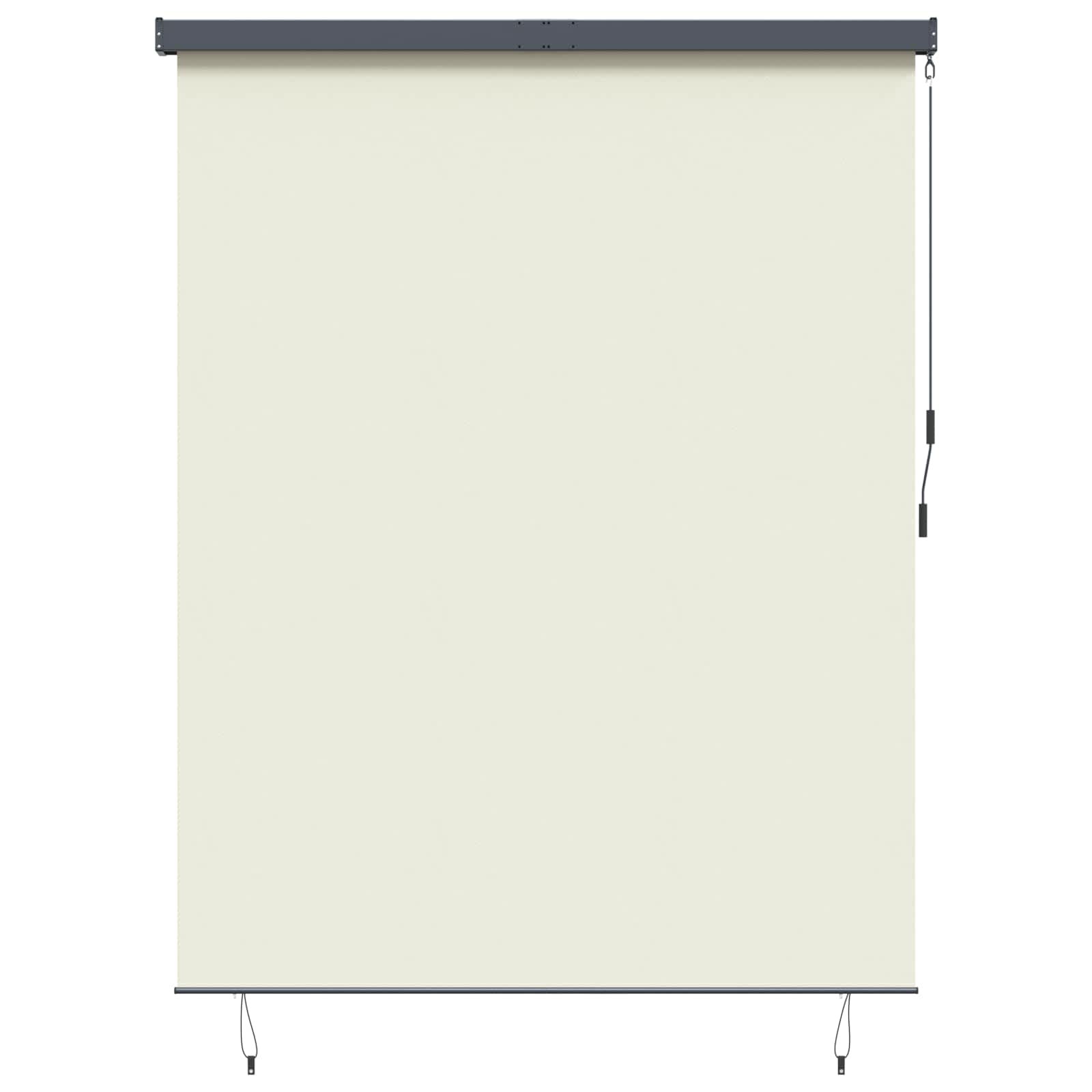 Walplus Polyester Roller Blind - Cream - 200 x 250 cm