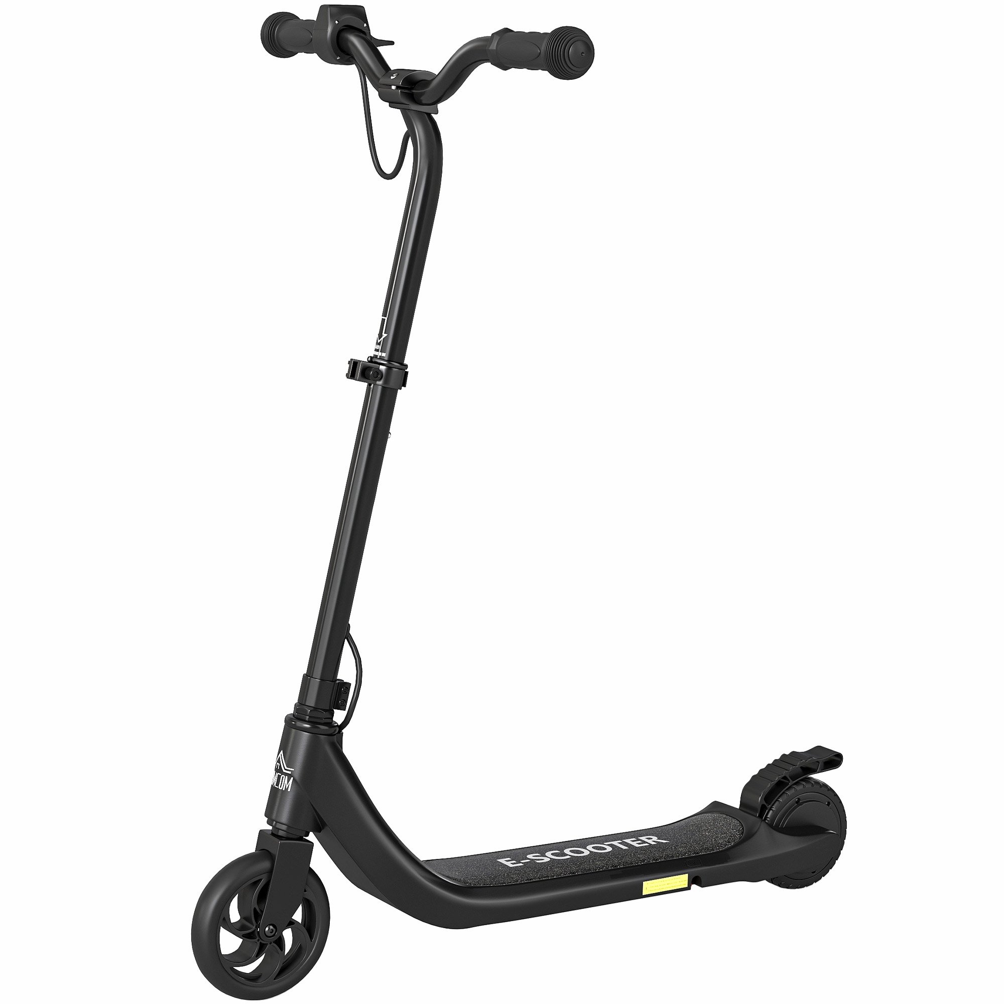 HOMCOM Age 6 Plus 8km per Hour 6km Range Adjustable Electric Scooter – Black