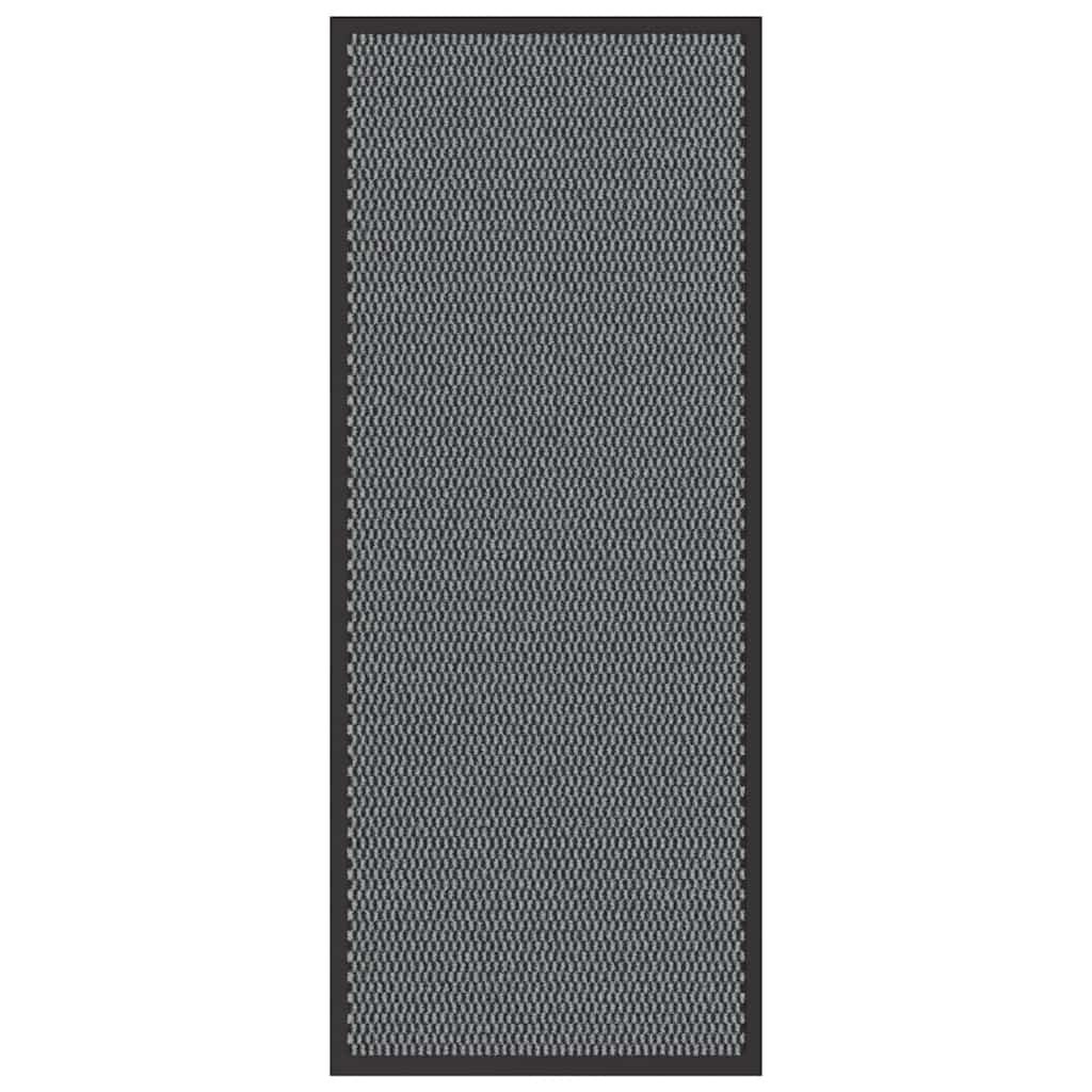 Walplus Polypropylene Patterned Doormat - Anthracite - 60 x 150 cm