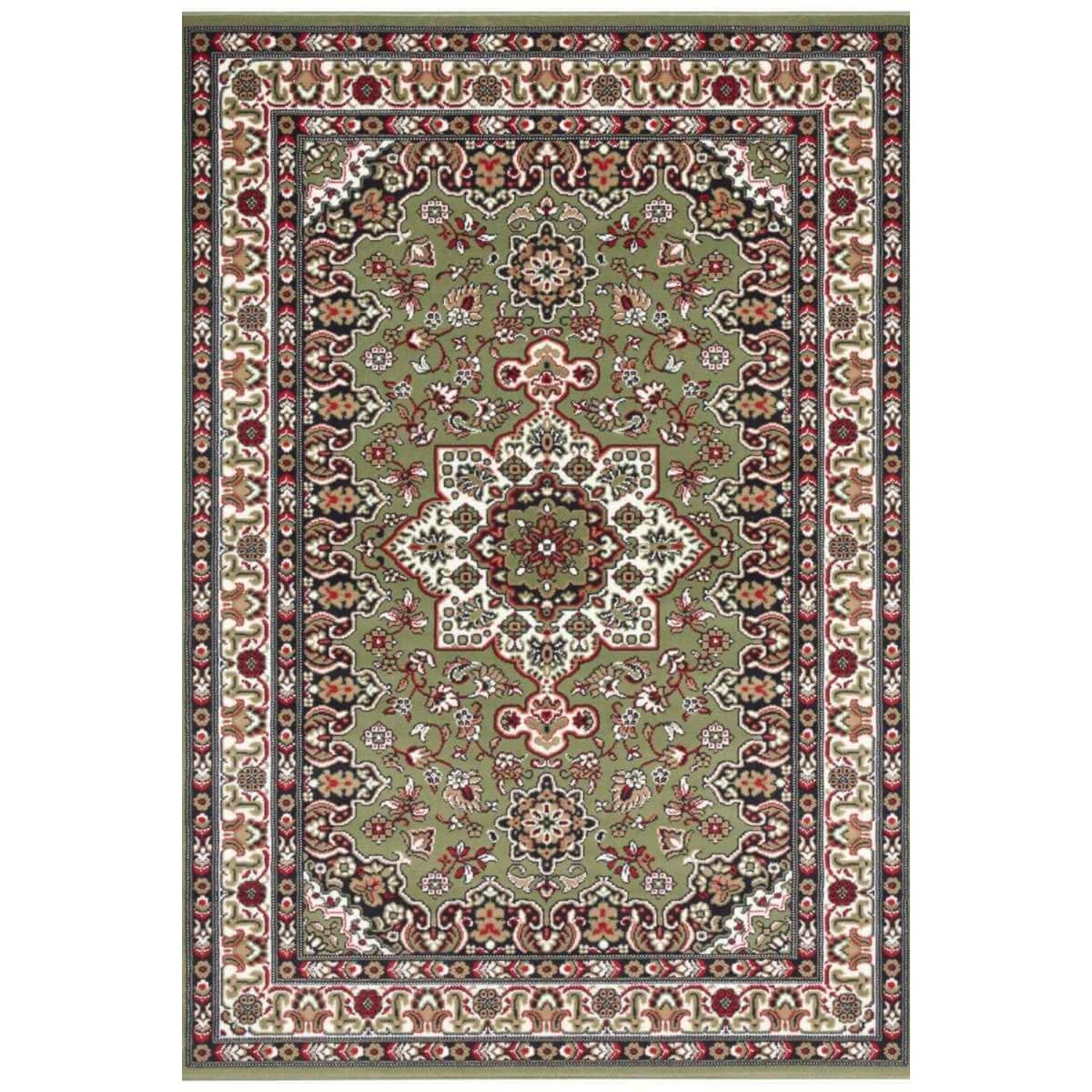 Hanse Home Green Oriental Parun Tabriz Vintage Rug - 80 x 150cm