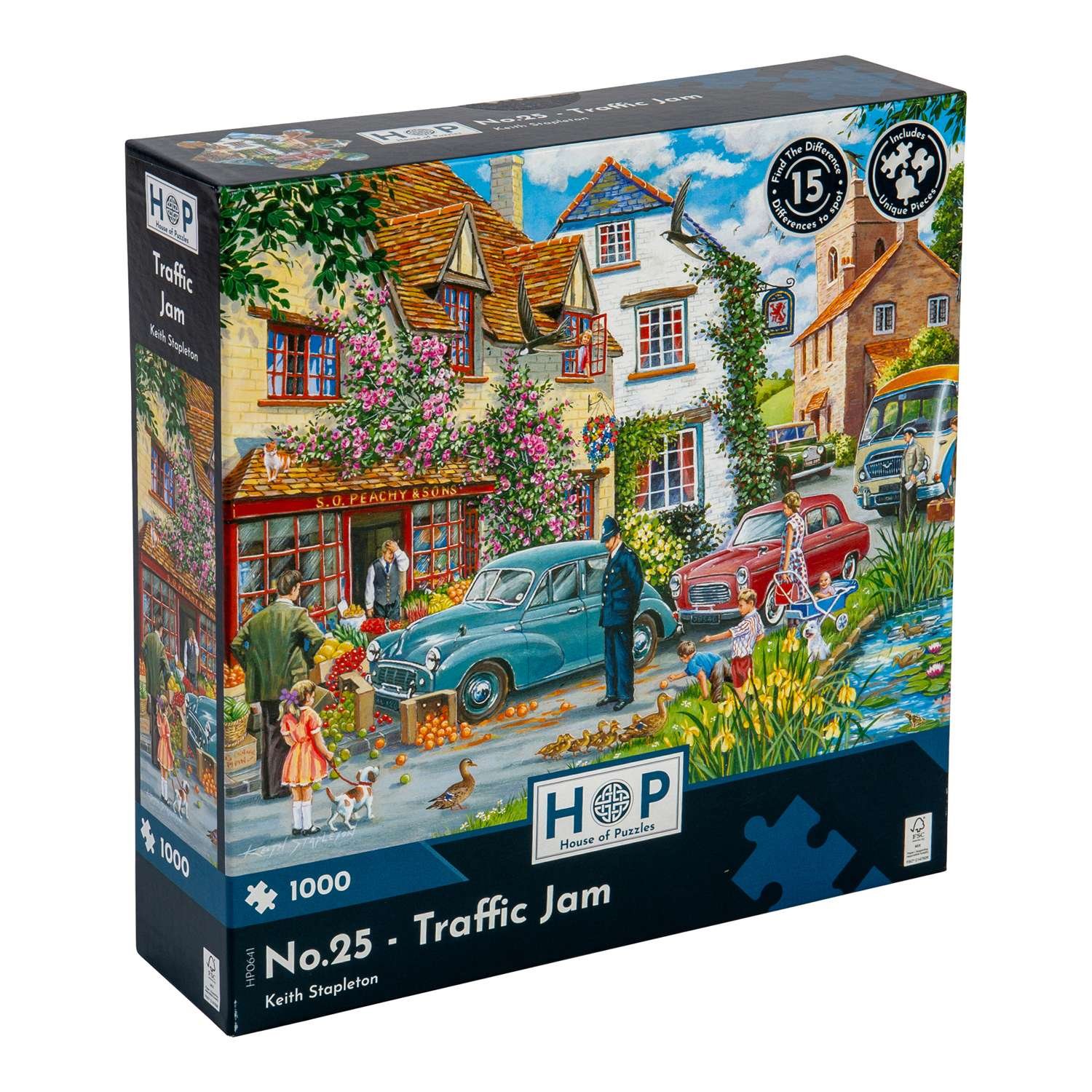 The House of Puzzles No.25 - Traffic Jam 1000 Piece Jigsaw Puzzle