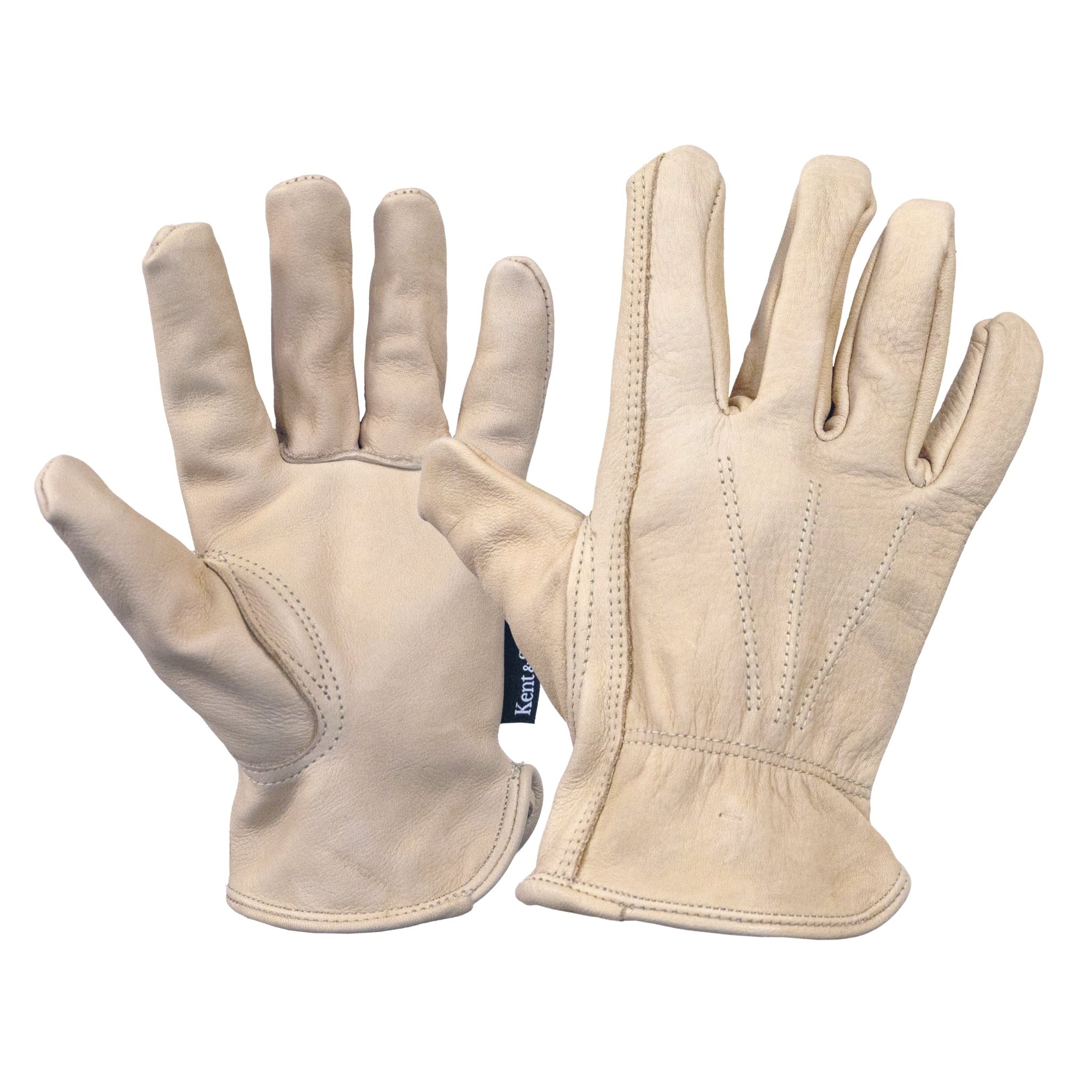 Kent & Stowe Luxury Leather Water Resistant Gloves - Mens Large