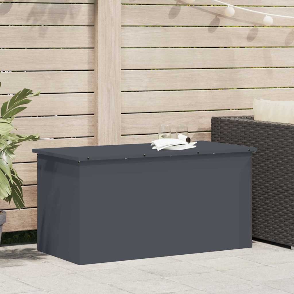 Walplus Steel Outdoor Storage Box - Anthracite - 100 x 50.5 x 50 cm