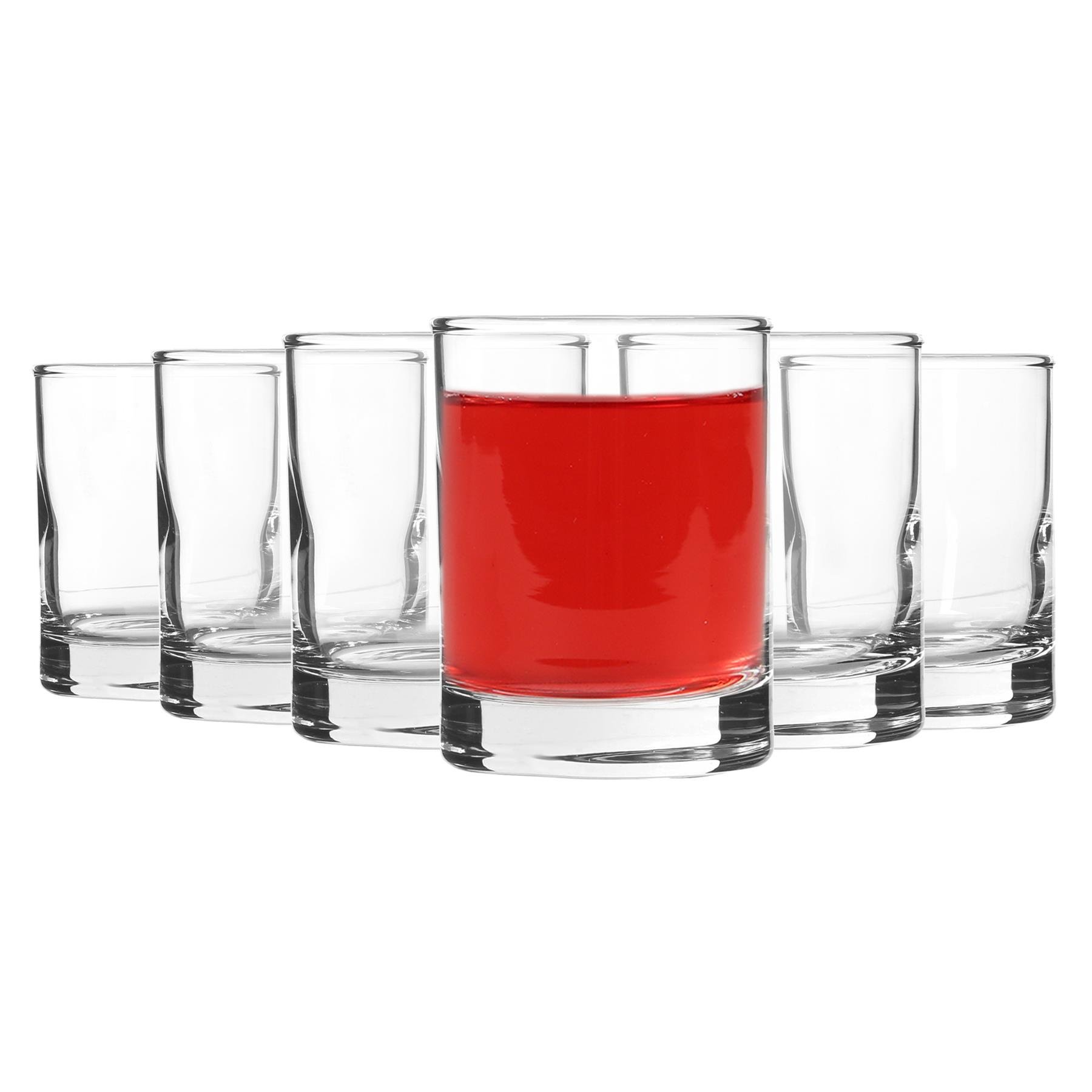 LAV Liberty Shot Glasses - Clear - Pack of 6