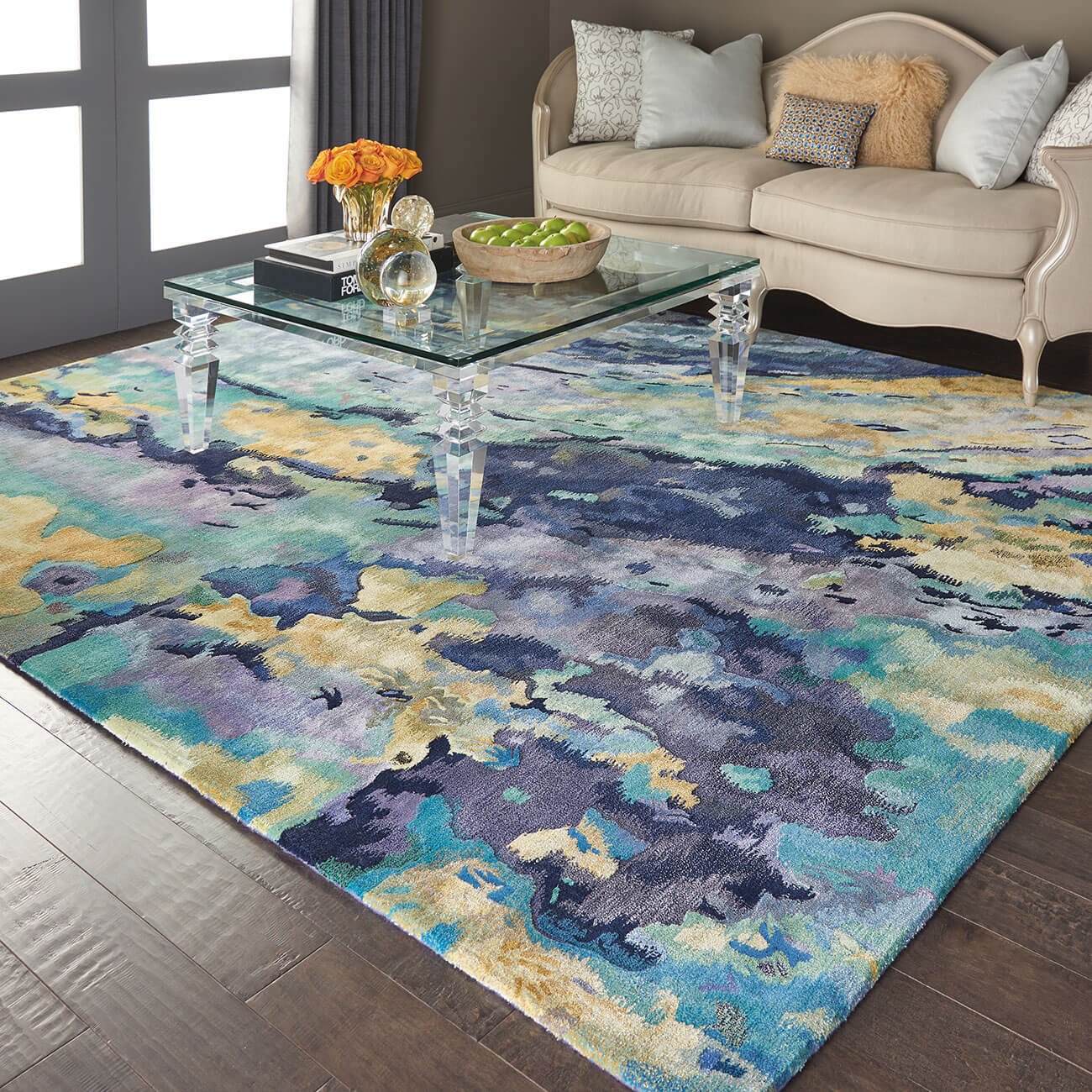 Mega Flooring Multi Handmade Abstract Rug - 114 x 175cm