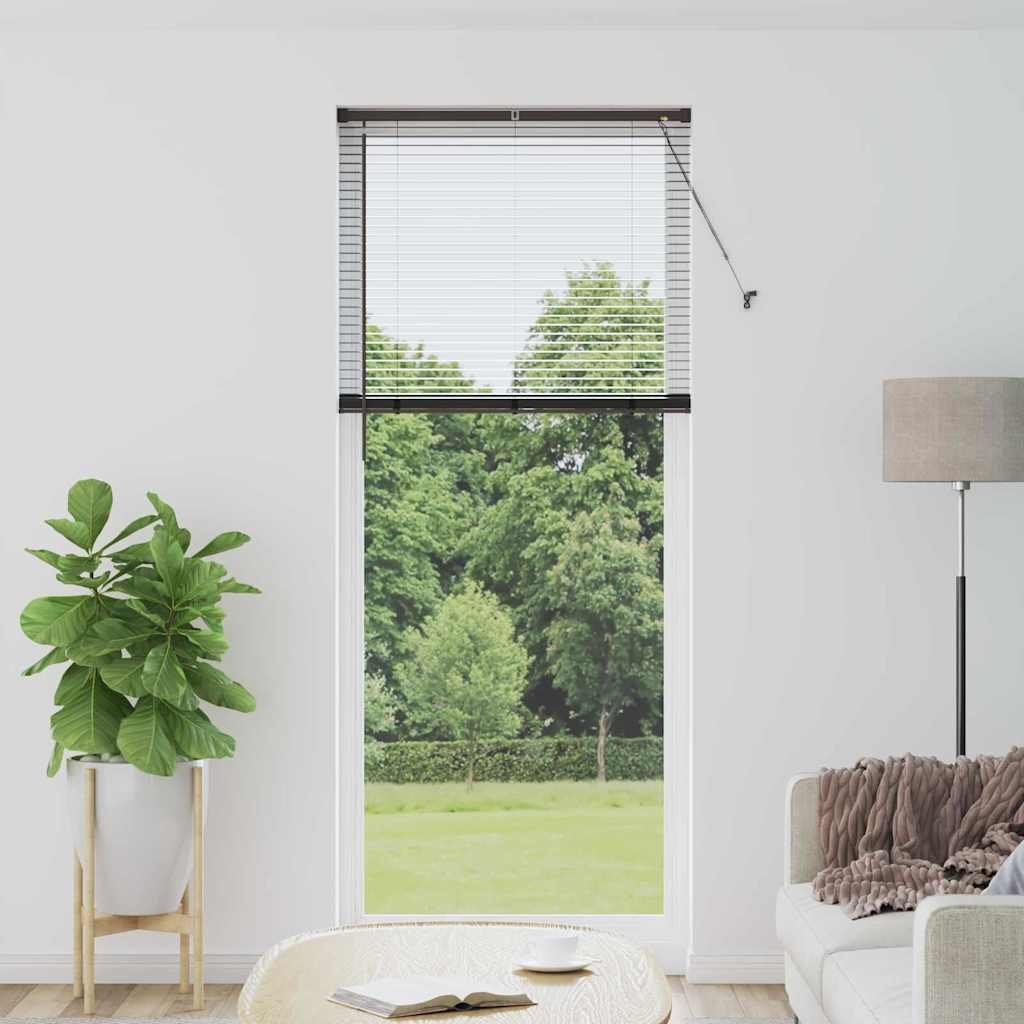 Walplus Polyester Window Blind - Black - 220 x 95 cm