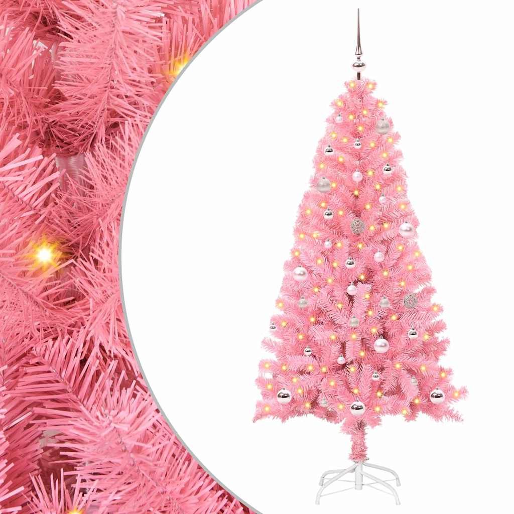 Walplus 150 LED Bulbs Artificial Christmas Tree - Pink - 150 cm