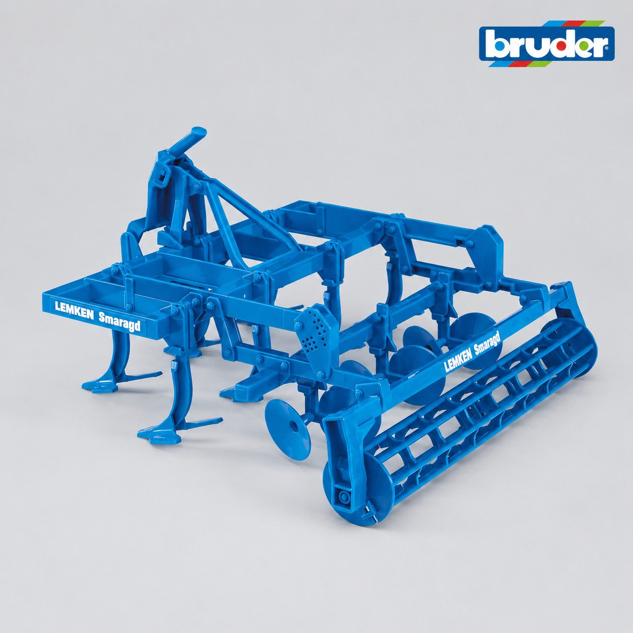Bruder Lemken Disc Cultivator Childrens Toy Model - Blue