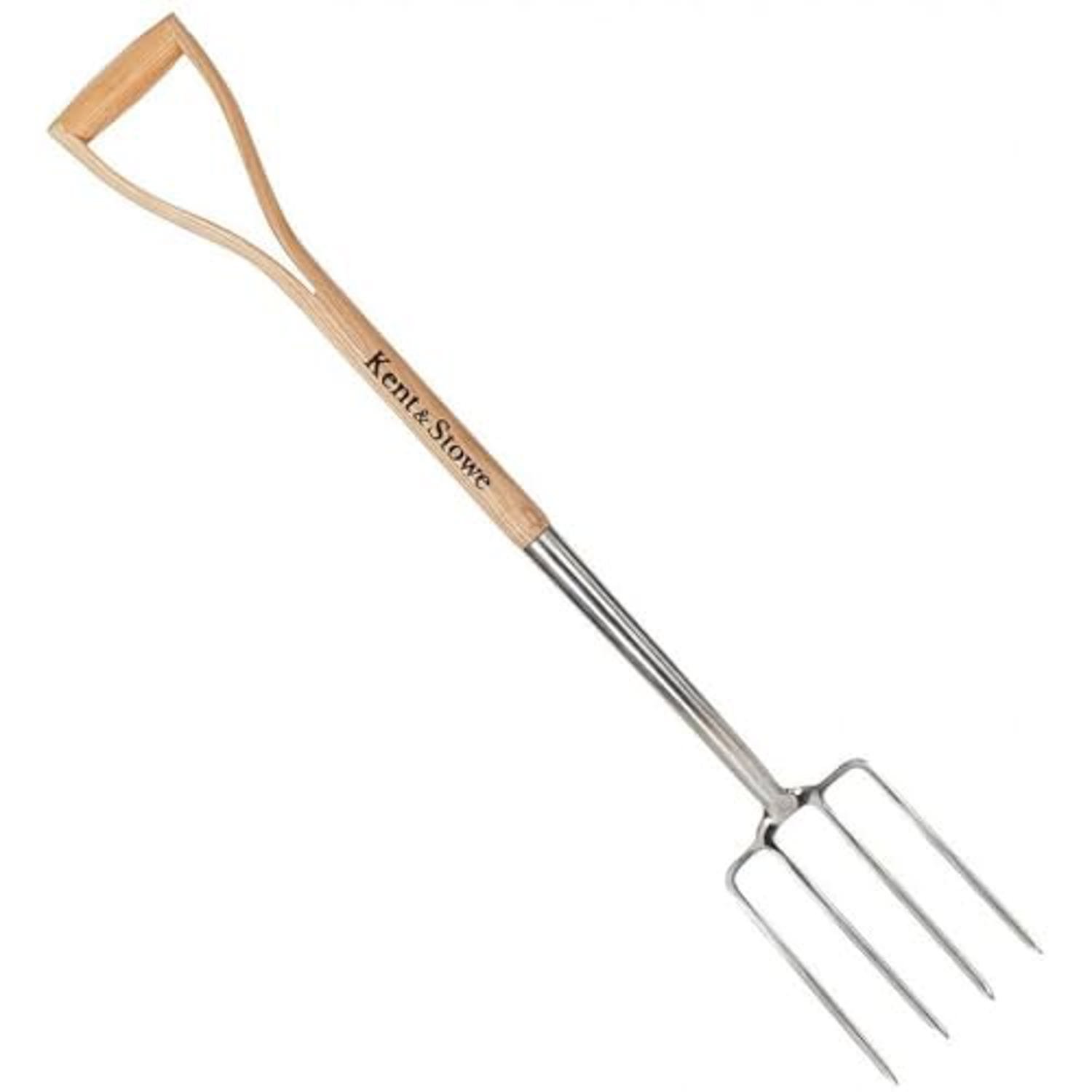 Kent And Stowe Stainless Steel Digging Fork - 110 cm