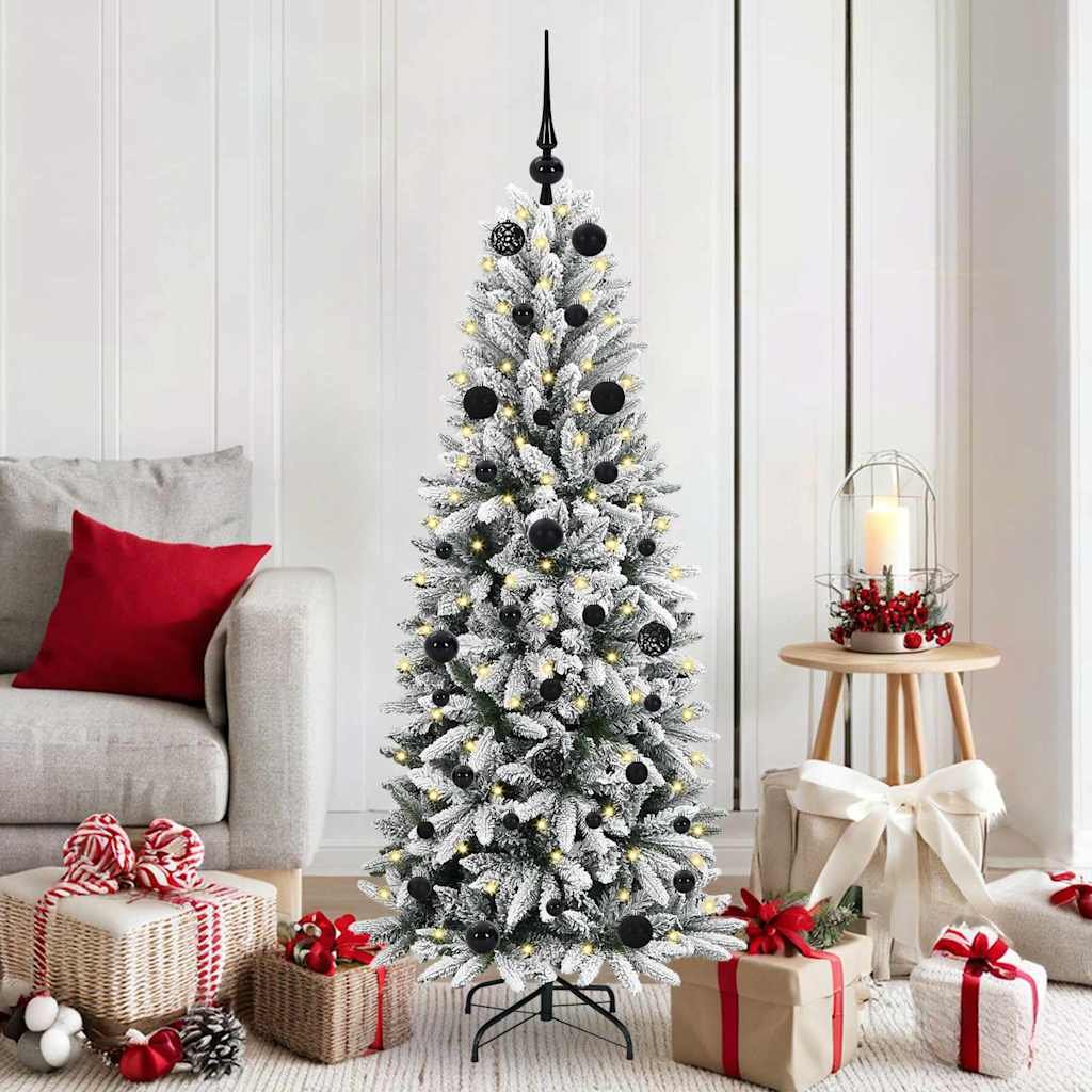 Walplus 150 LED Bulbs Artificial Christmas Tree - White - 150 cm