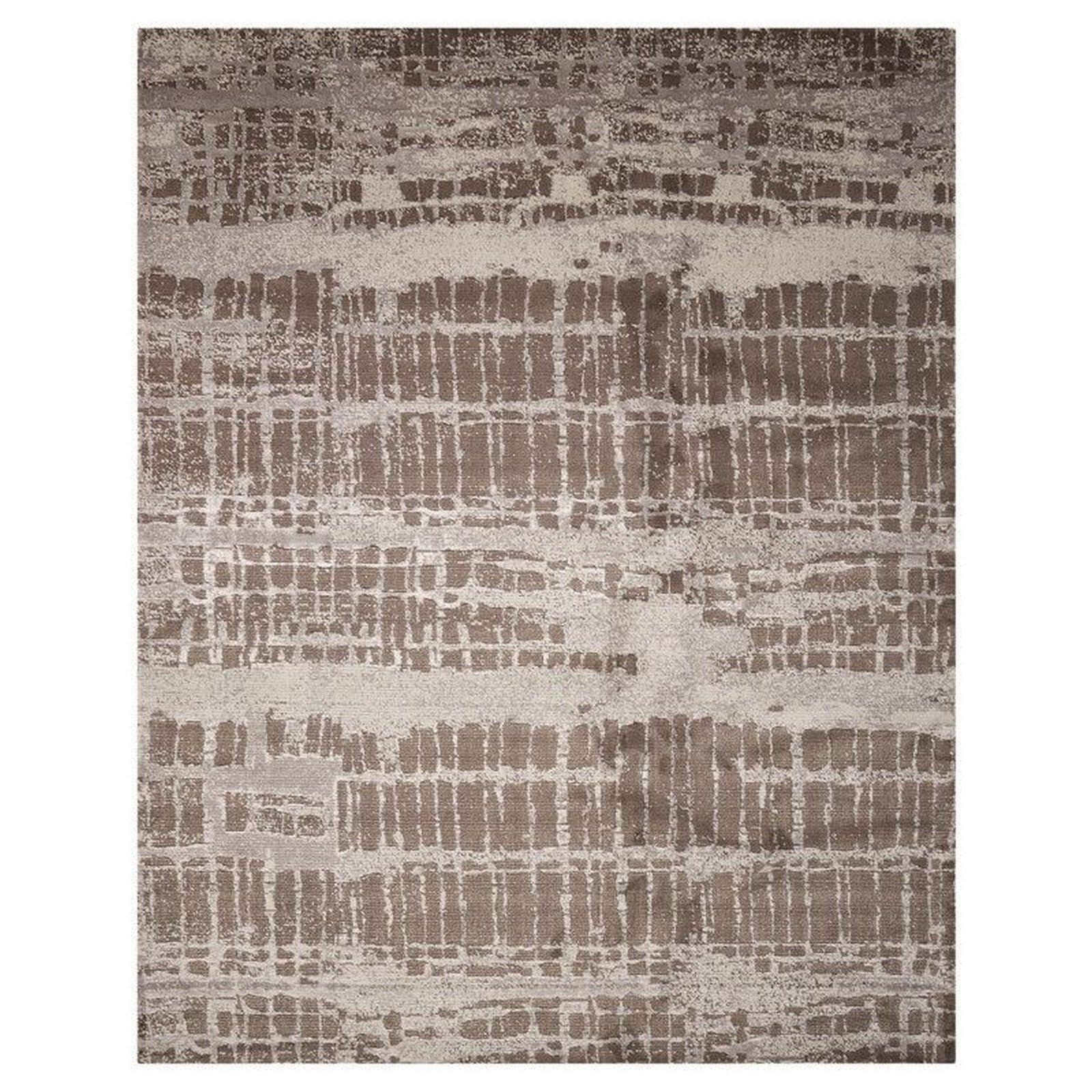 Mega Flooring Brown Modern Abstract Rug - 168 x 244cm