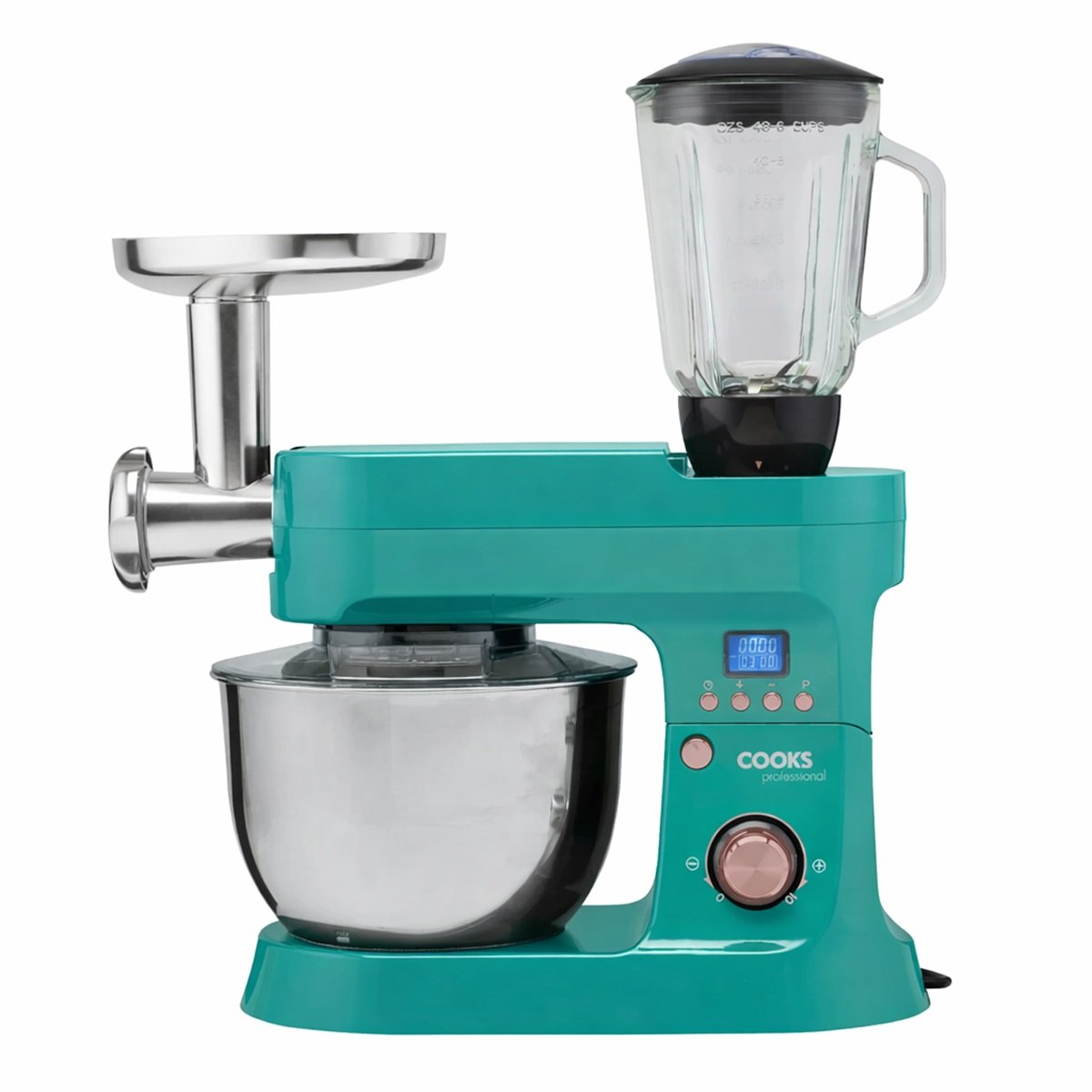 Cooks Professional Multifunction 6.2L Stand Mixer - Teal