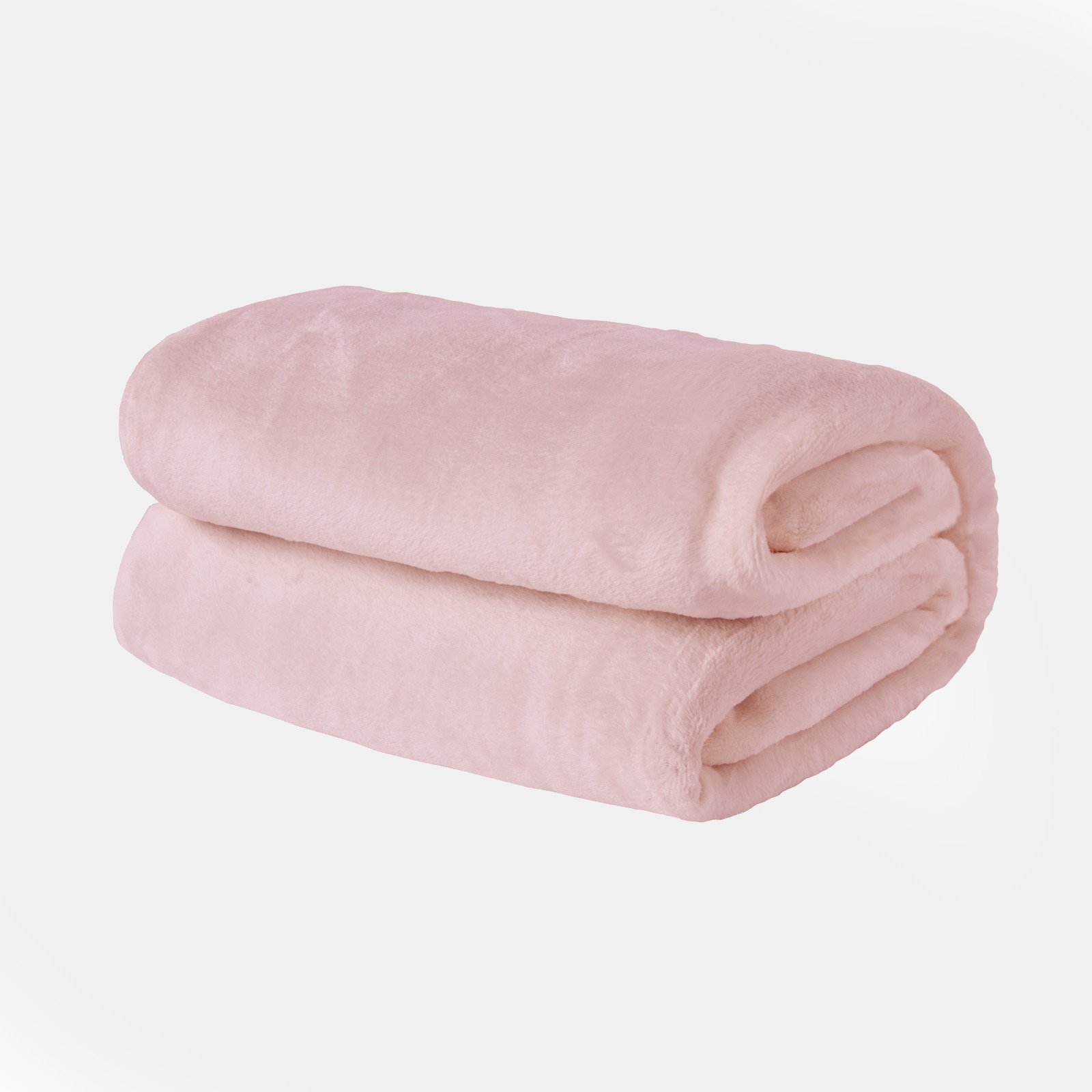 OHS Ultra Soft Blanket Throw 150 x 200cm - Blush Pink