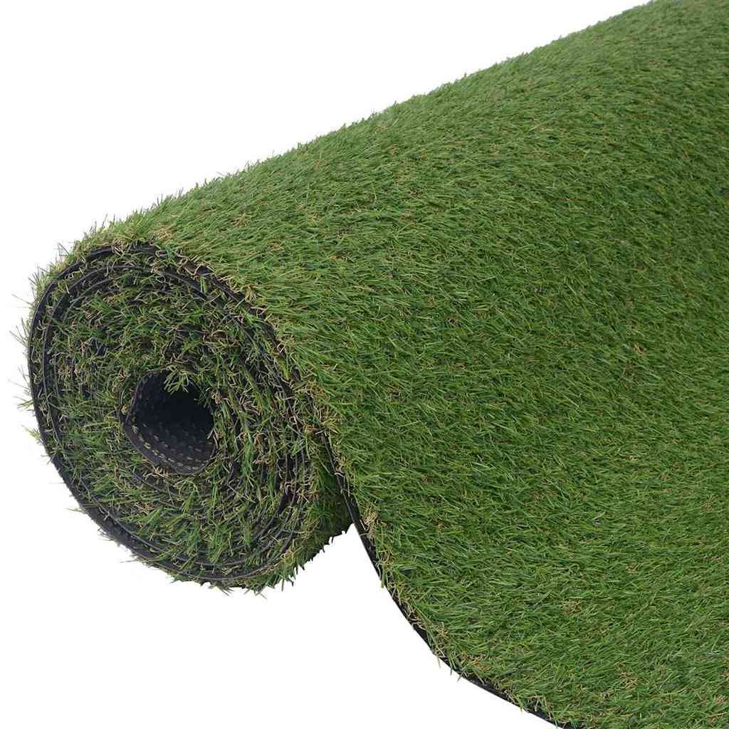 Walplus 20 mm Pile Artificial Grass - Green - 100 x 500 cm