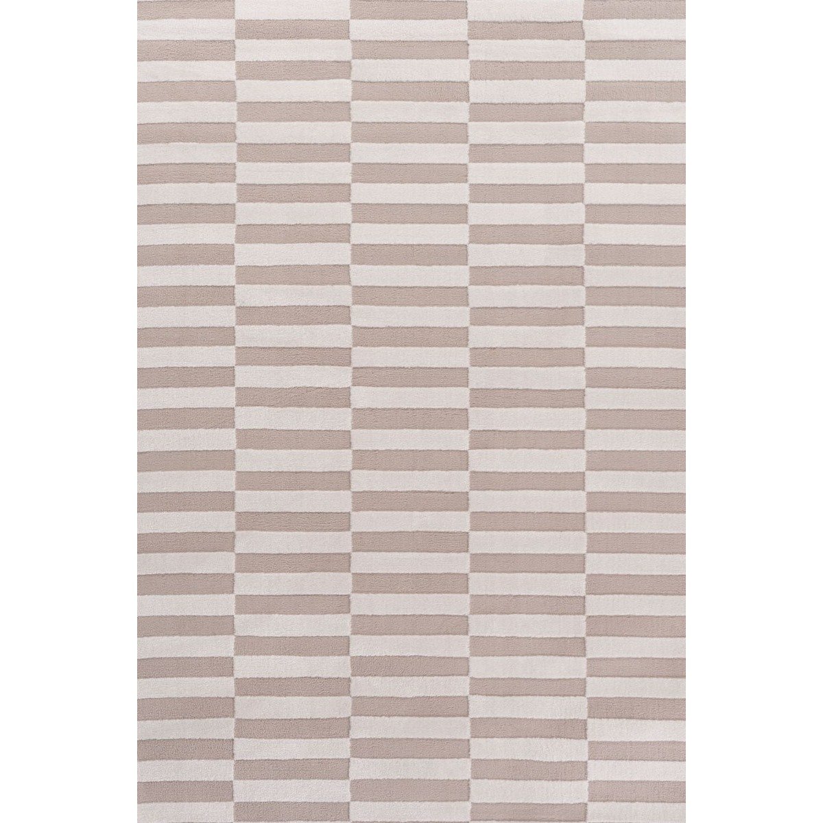 The Rugs Beige Loft Striped Rug - 80 x 150cm